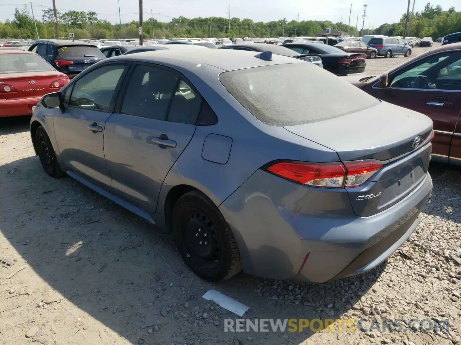 3 Photograph of a damaged car JTDEPRAE3LJ039342 TOYOTA COROLLA 2020