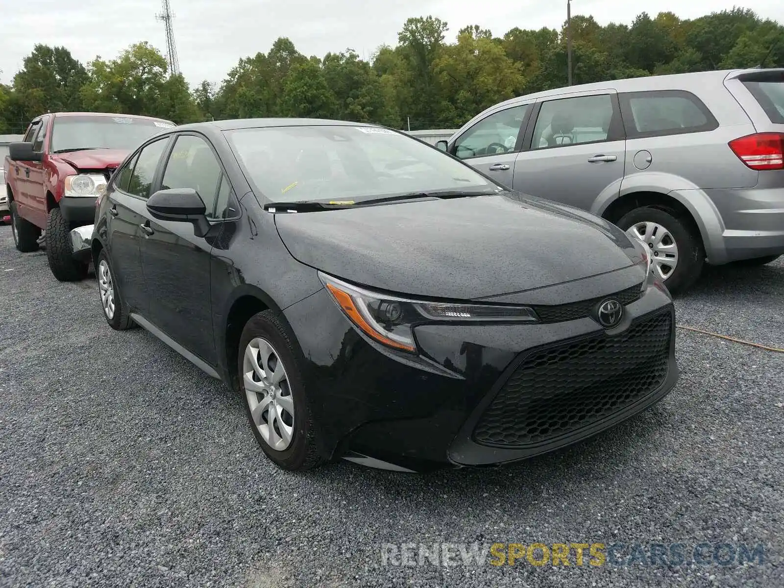 1 Photograph of a damaged car JTDEPRAE3LJ039776 TOYOTA COROLLA 2020