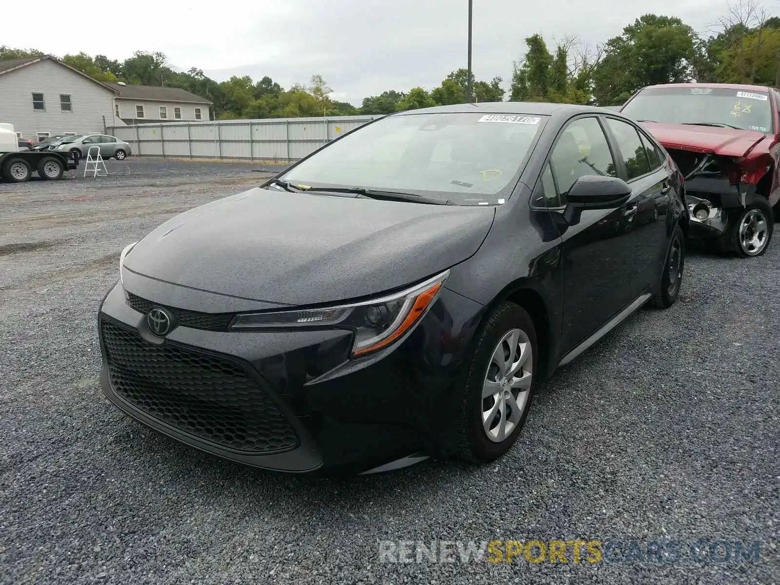 2 Photograph of a damaged car JTDEPRAE3LJ039776 TOYOTA COROLLA 2020