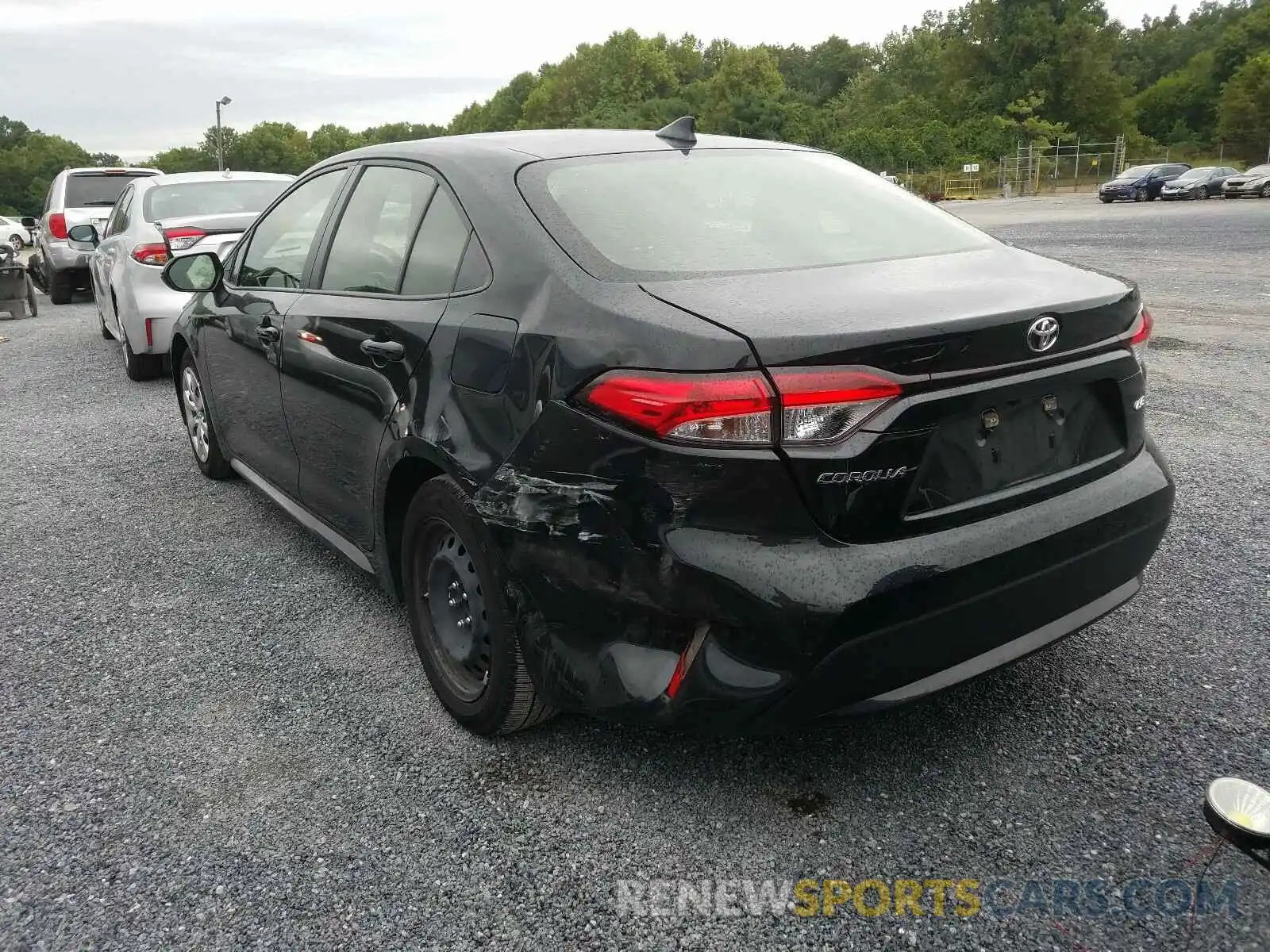 3 Photograph of a damaged car JTDEPRAE3LJ039776 TOYOTA COROLLA 2020