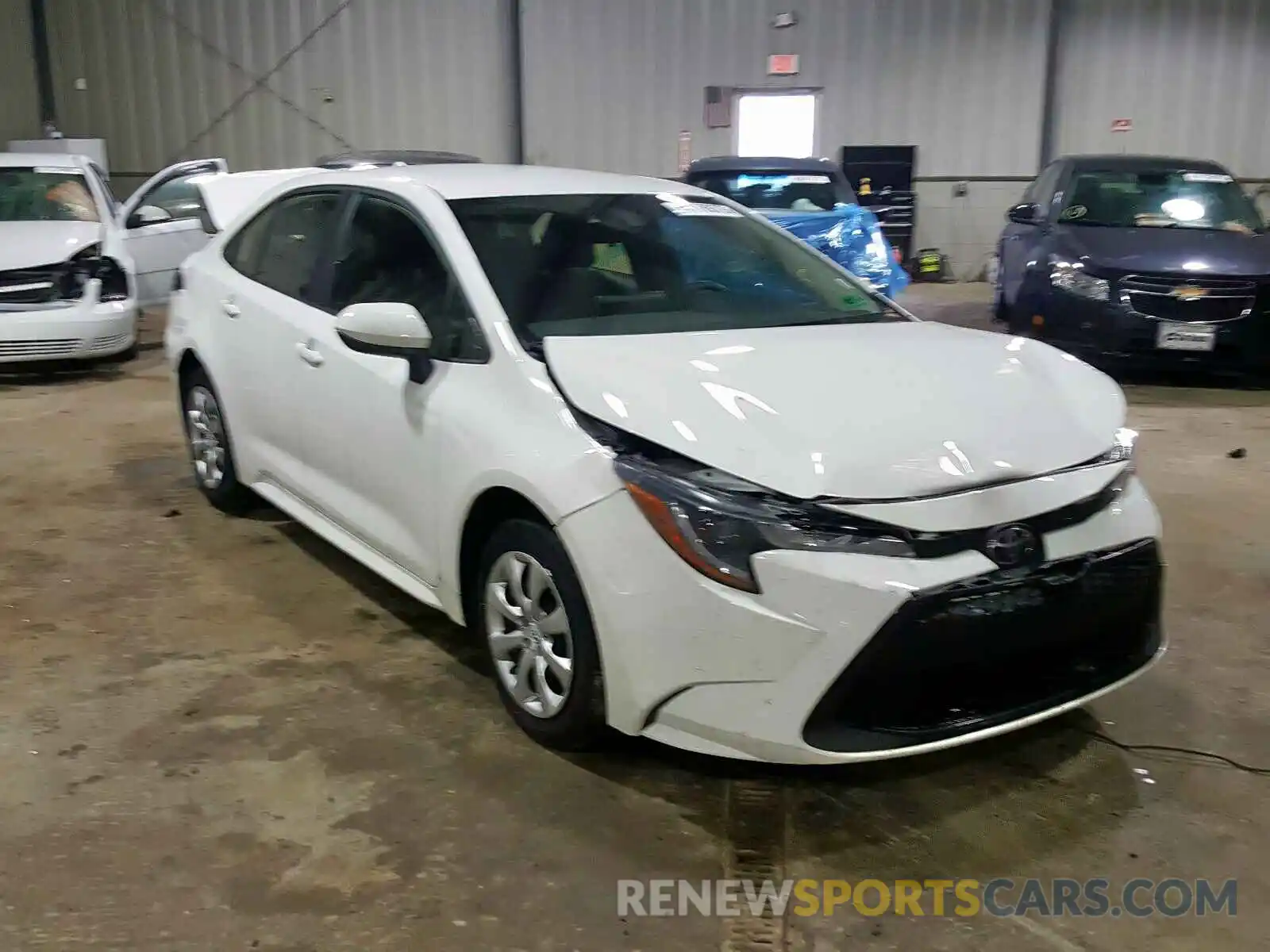 1 Photograph of a damaged car JTDEPRAE3LJ040507 TOYOTA COROLLA 2020