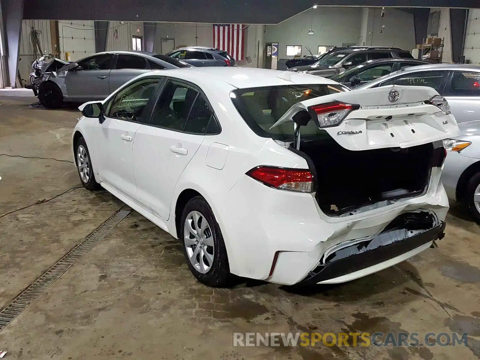 3 Photograph of a damaged car JTDEPRAE3LJ040507 TOYOTA COROLLA 2020