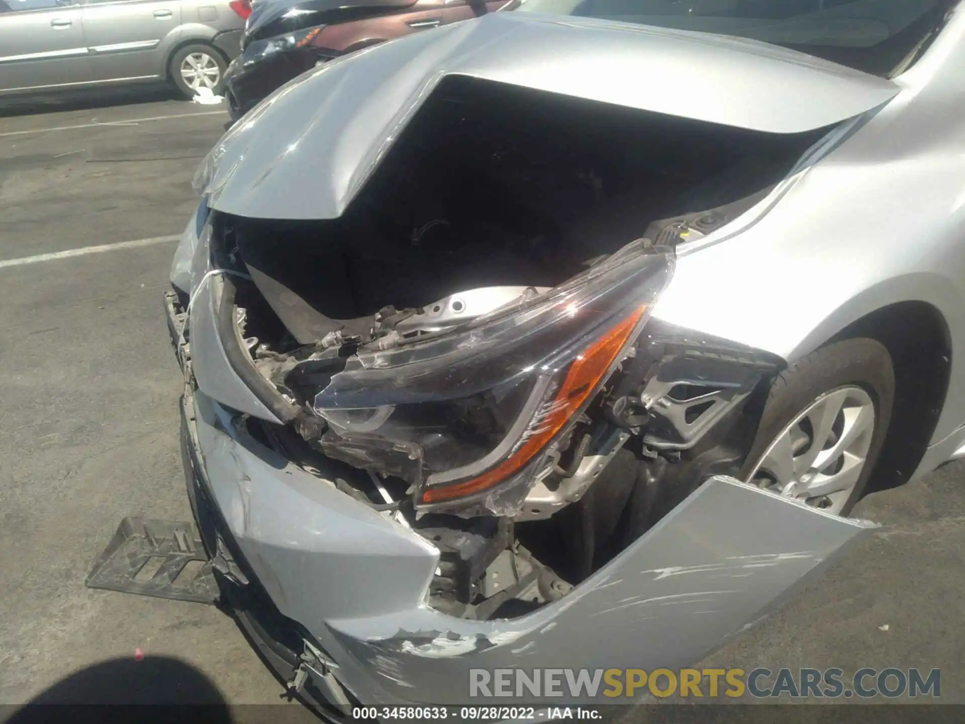 6 Photograph of a damaged car JTDEPRAE3LJ040734 TOYOTA COROLLA 2020