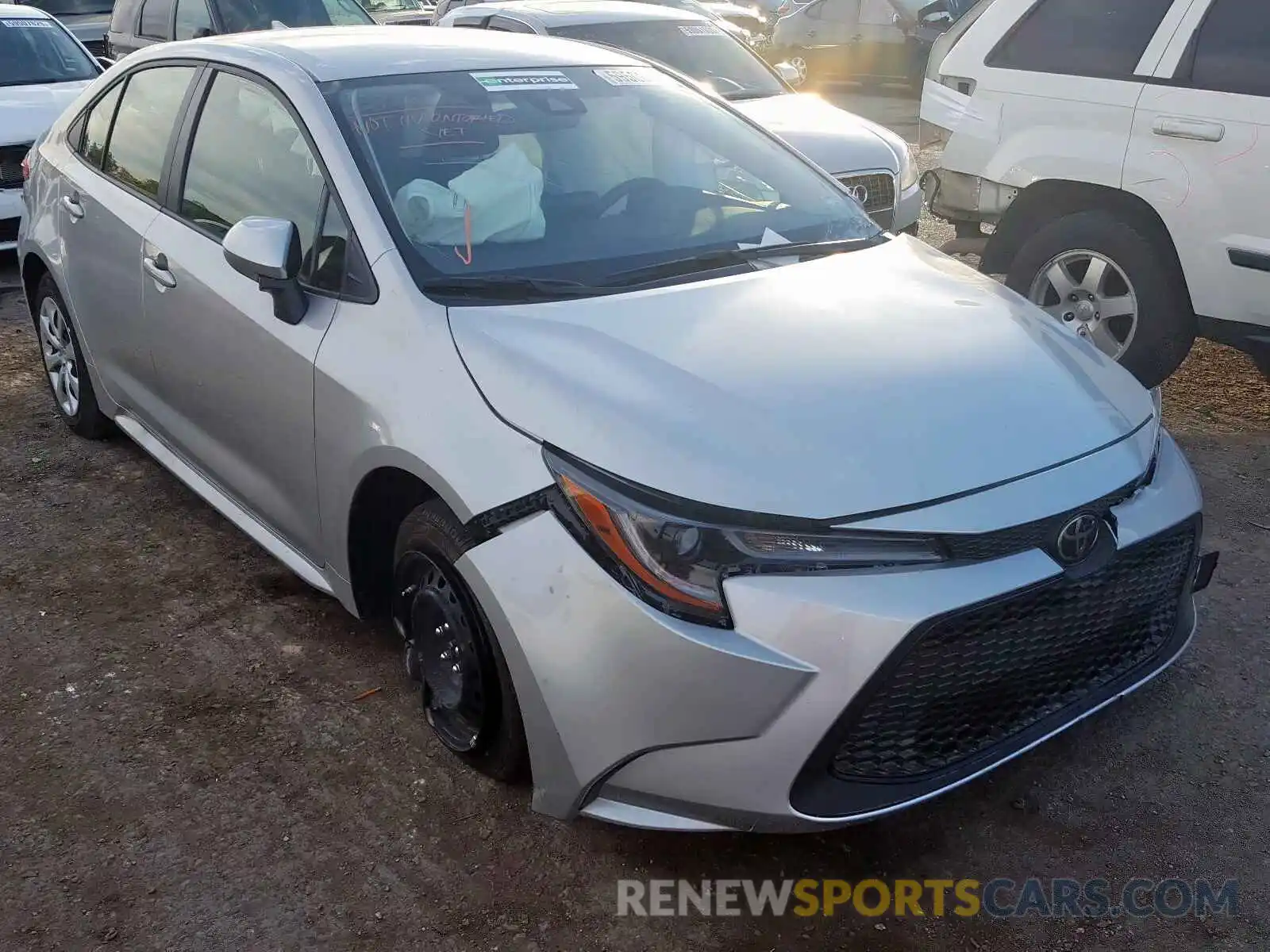 1 Photograph of a damaged car JTDEPRAE3LJ040782 TOYOTA COROLLA 2020