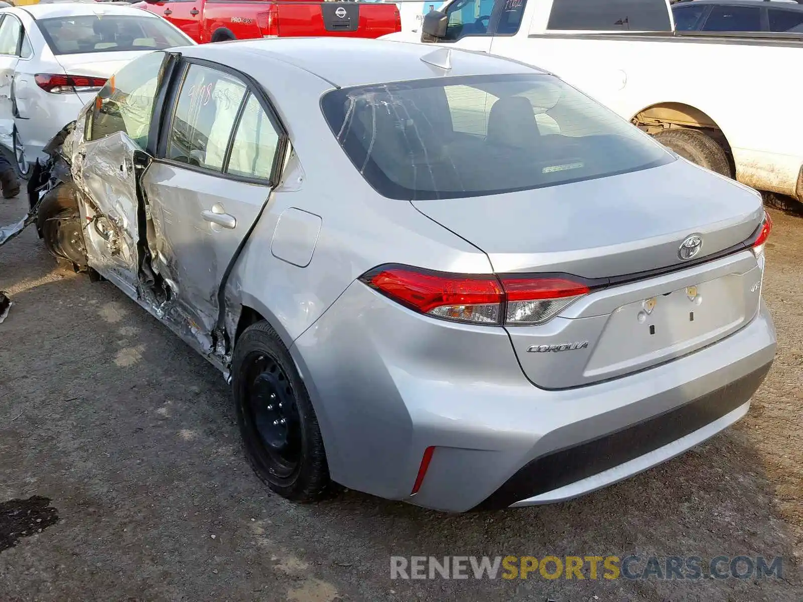 3 Photograph of a damaged car JTDEPRAE3LJ040782 TOYOTA COROLLA 2020