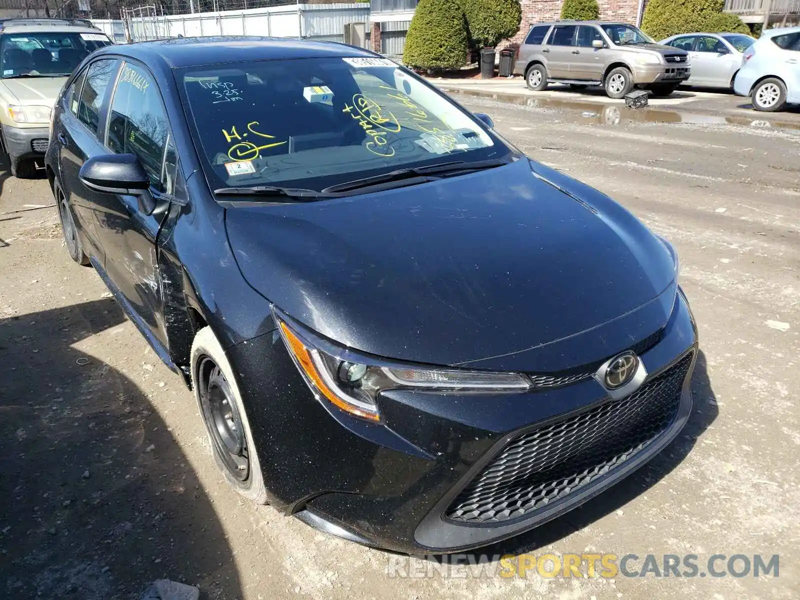 1 Photograph of a damaged car JTDEPRAE3LJ041074 TOYOTA COROLLA 2020