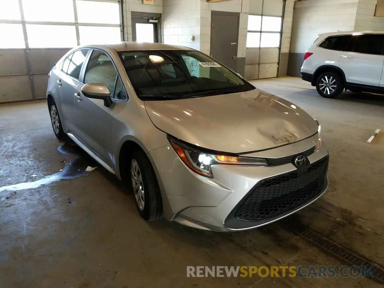 1 Photograph of a damaged car JTDEPRAE3LJ041107 TOYOTA COROLLA 2020