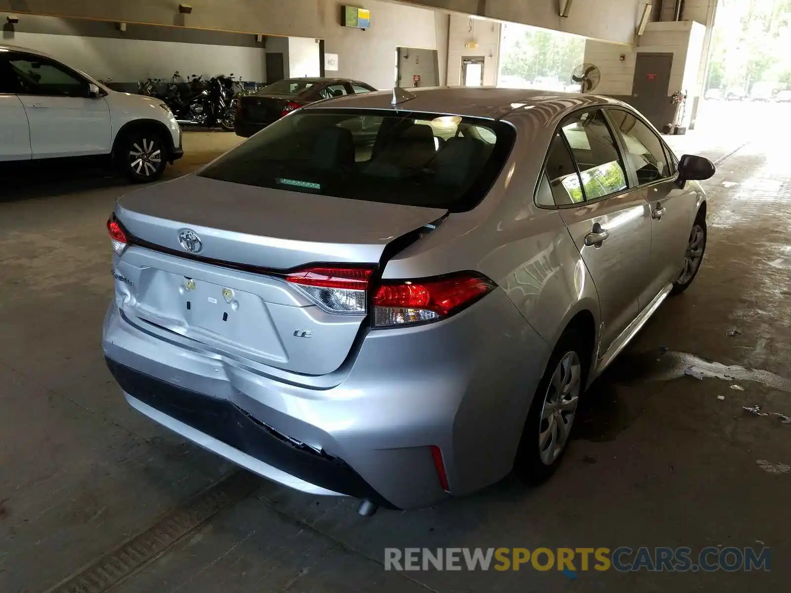 4 Photograph of a damaged car JTDEPRAE3LJ041107 TOYOTA COROLLA 2020