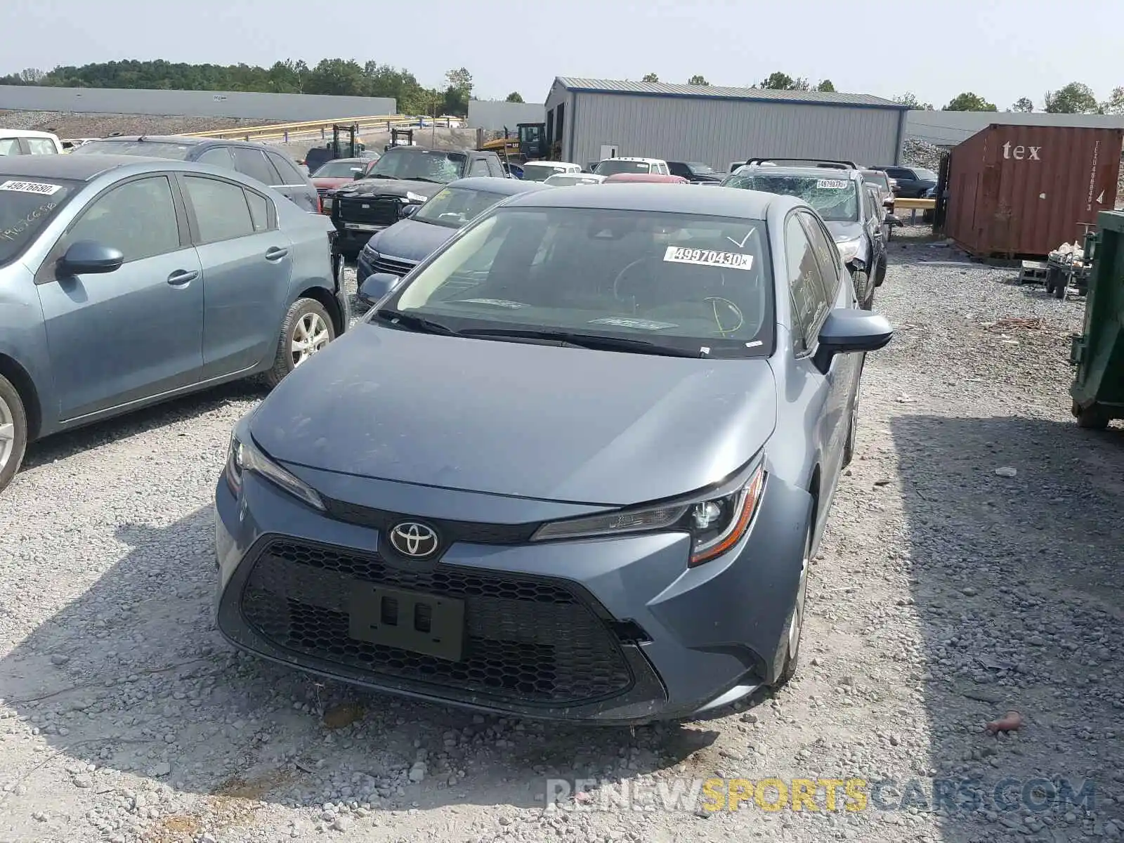 2 Photograph of a damaged car JTDEPRAE3LJ041298 TOYOTA COROLLA 2020