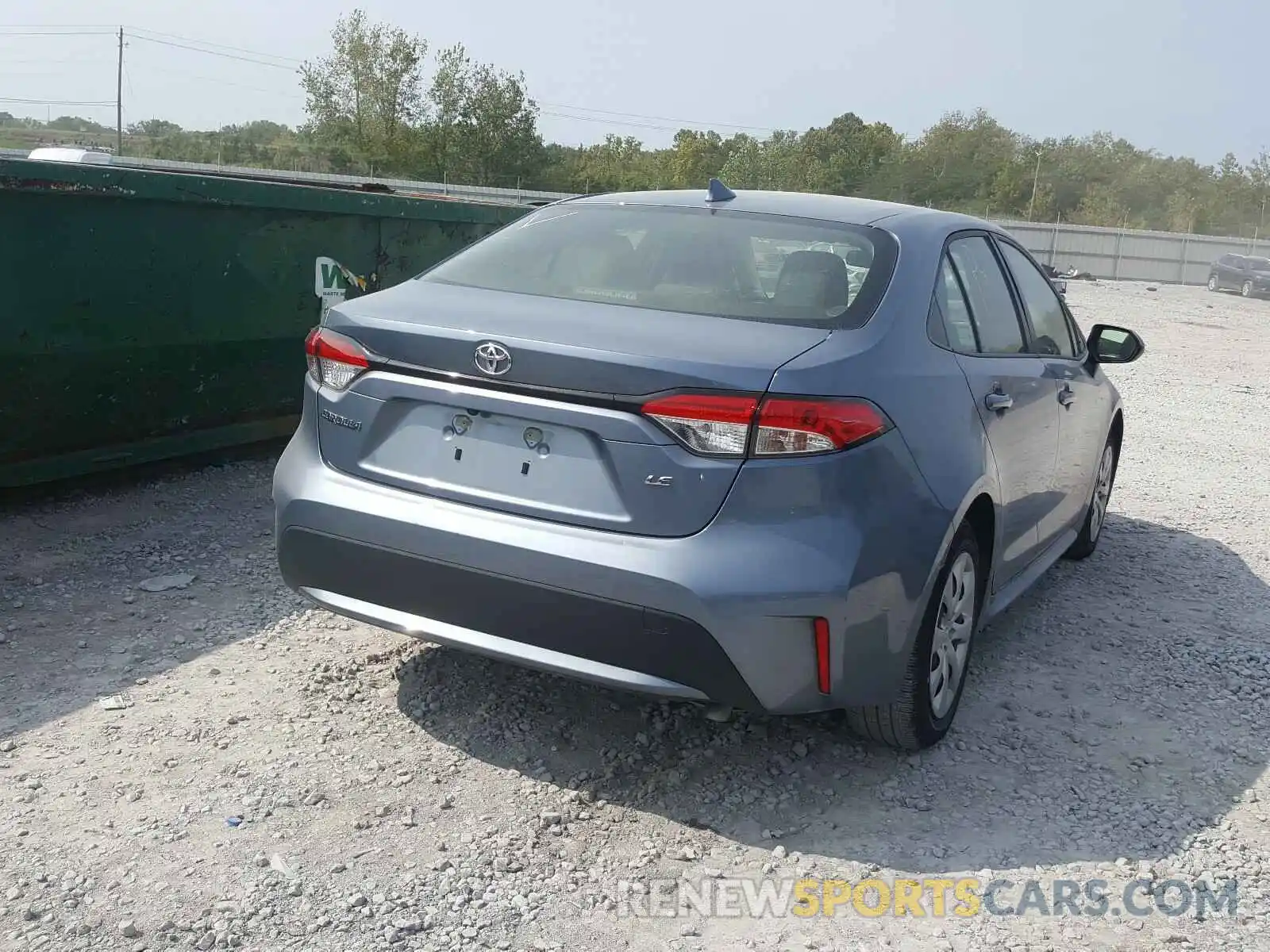 4 Photograph of a damaged car JTDEPRAE3LJ041298 TOYOTA COROLLA 2020