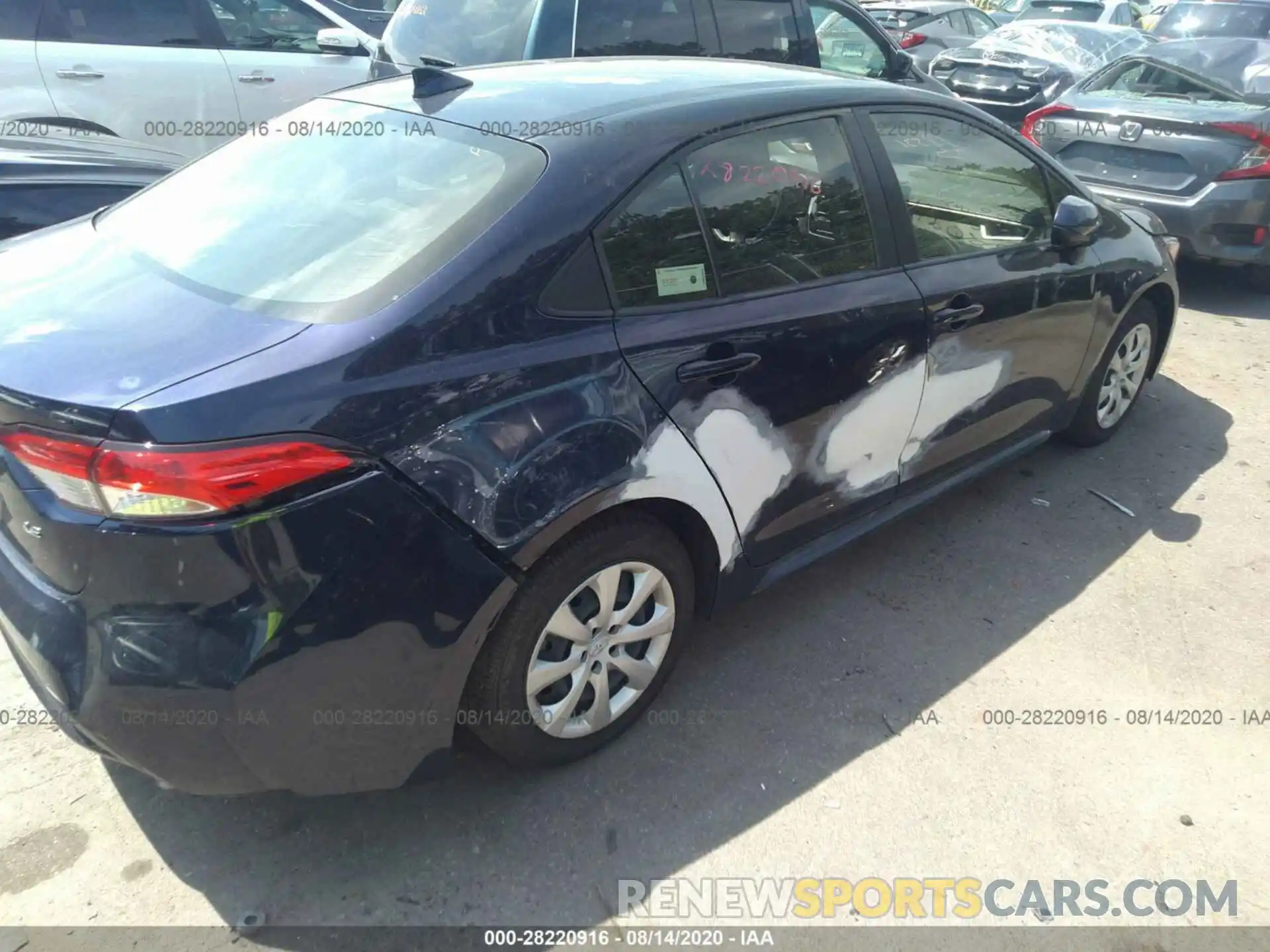 6 Photograph of a damaged car JTDEPRAE3LJ041530 TOYOTA COROLLA 2020