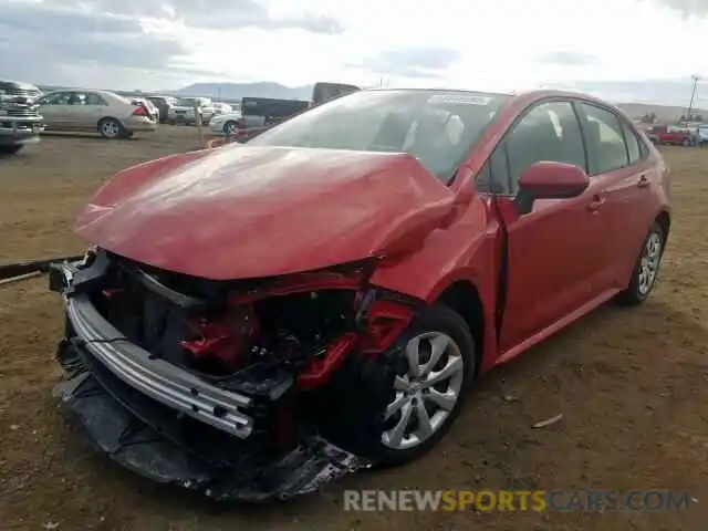 2 Photograph of a damaged car JTDEPRAE3LJ041608 TOYOTA COROLLA 2020