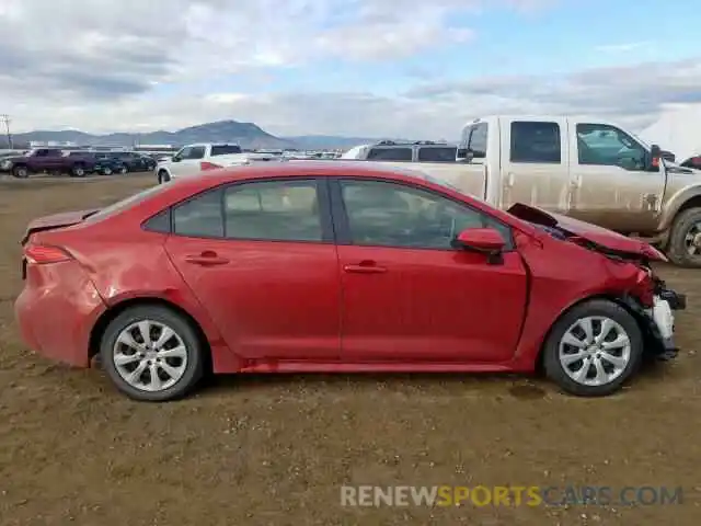 9 Photograph of a damaged car JTDEPRAE3LJ041608 TOYOTA COROLLA 2020