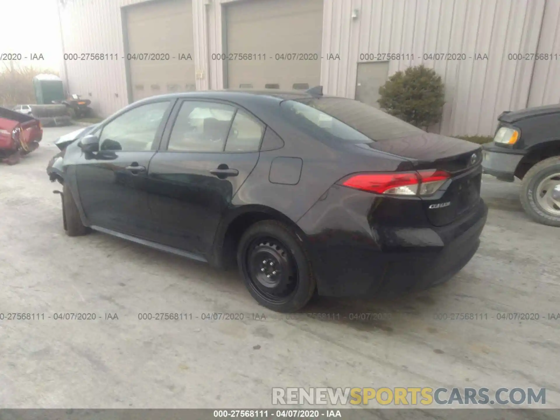 3 Photograph of a damaged car JTDEPRAE3LJ041611 TOYOTA COROLLA 2020