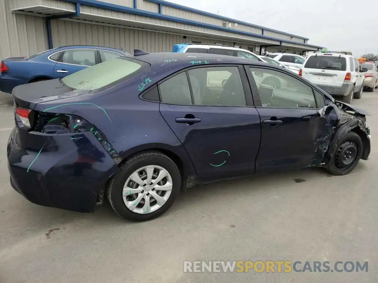 3 Photograph of a damaged car JTDEPRAE3LJ041771 TOYOTA COROLLA 2020