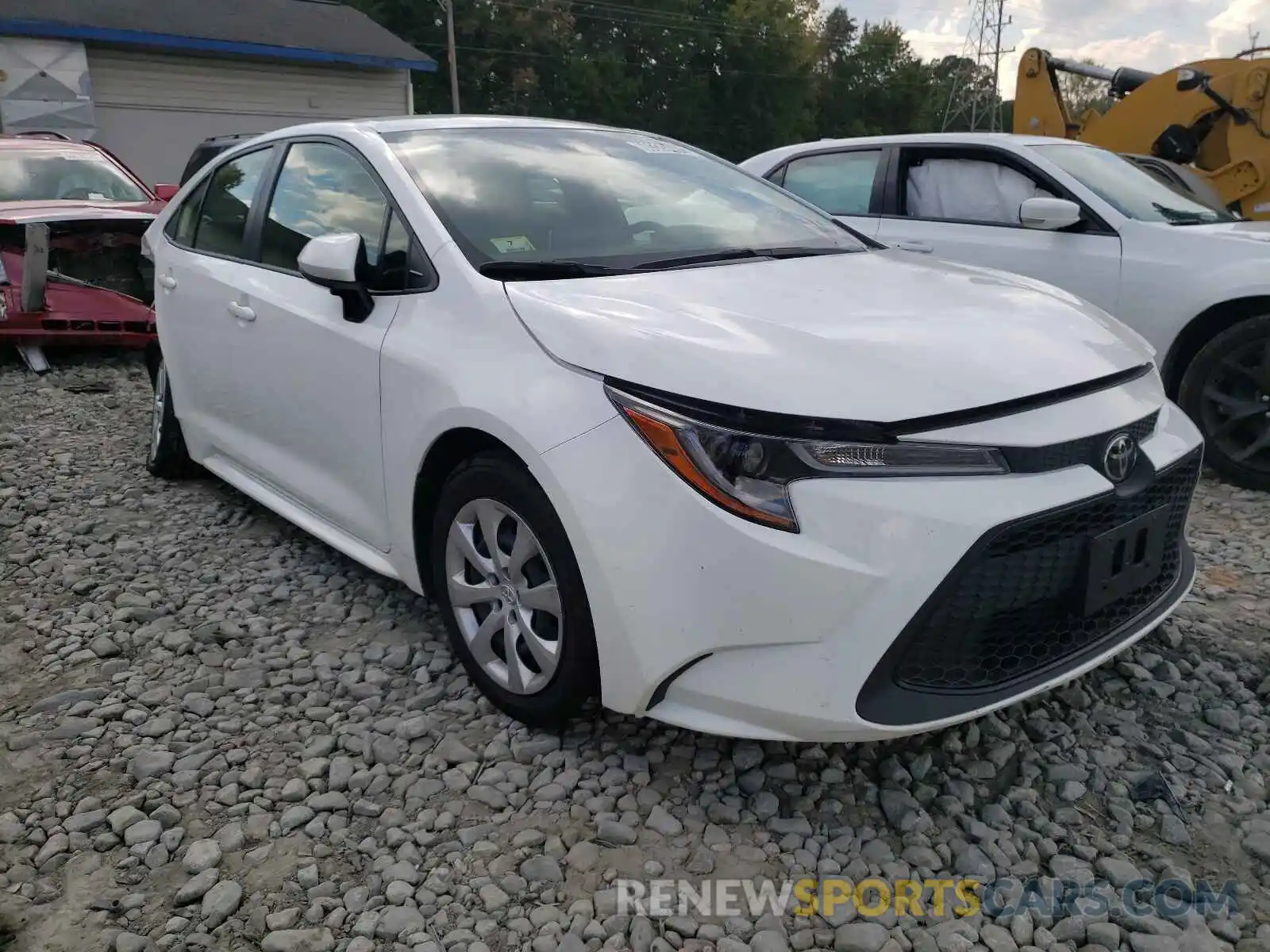 1 Photograph of a damaged car JTDEPRAE3LJ042001 TOYOTA COROLLA 2020