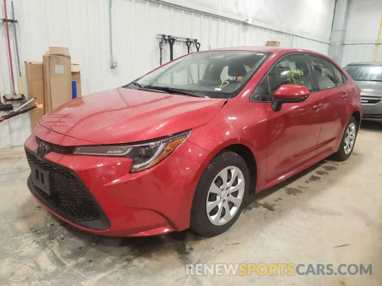 2 Photograph of a damaged car JTDEPRAE3LJ042063 TOYOTA COROLLA 2020