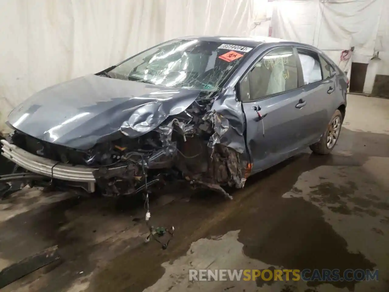 2 Photograph of a damaged car JTDEPRAE3LJ042466 TOYOTA COROLLA 2020