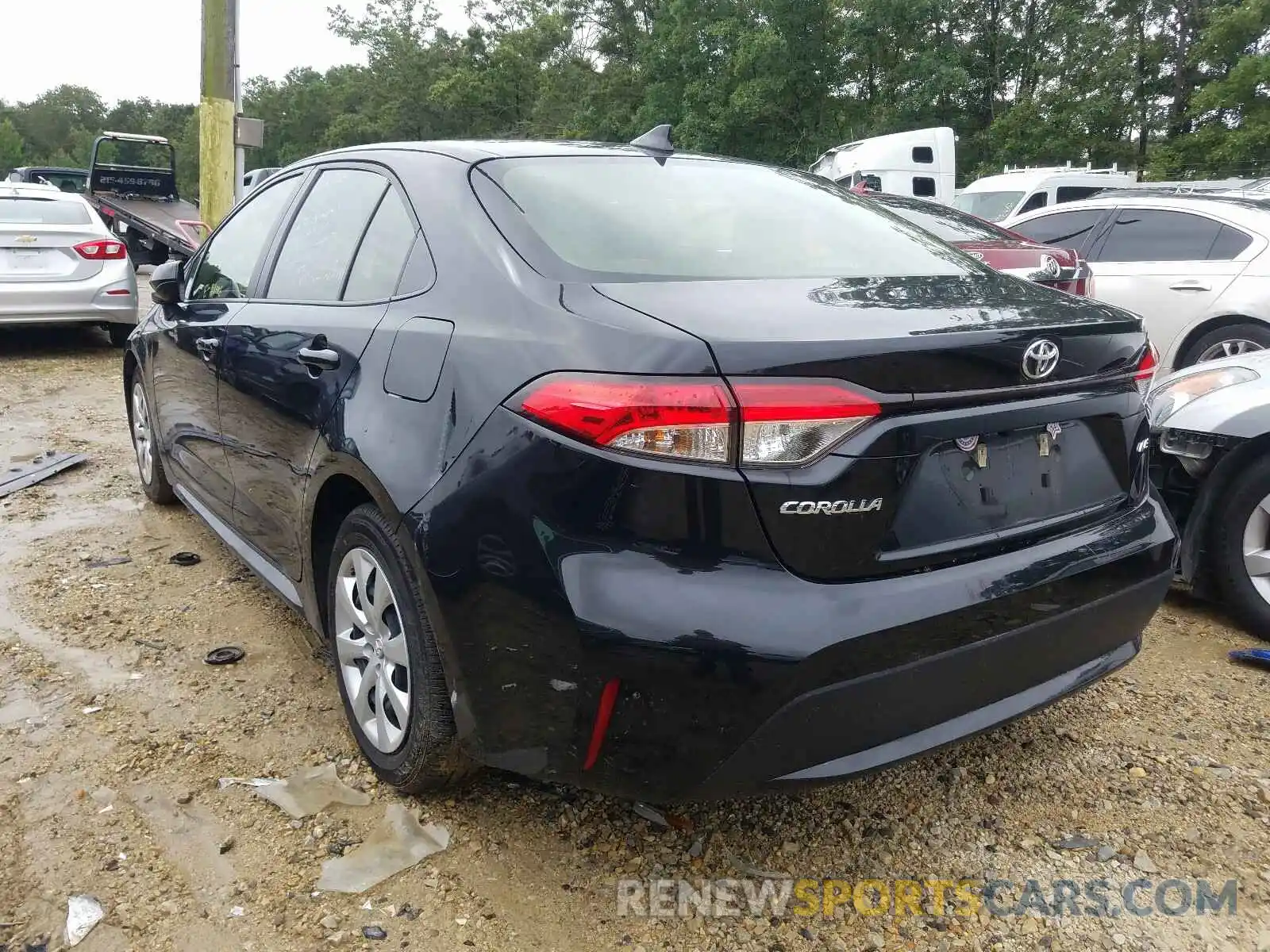 3 Photograph of a damaged car JTDEPRAE3LJ042936 TOYOTA COROLLA 2020