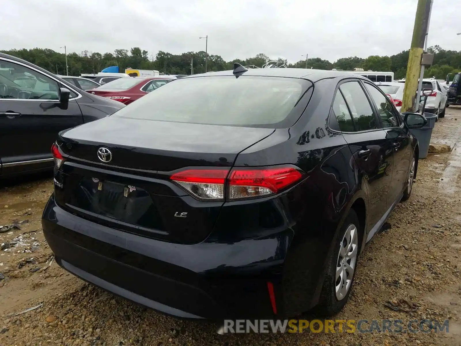 4 Photograph of a damaged car JTDEPRAE3LJ042936 TOYOTA COROLLA 2020