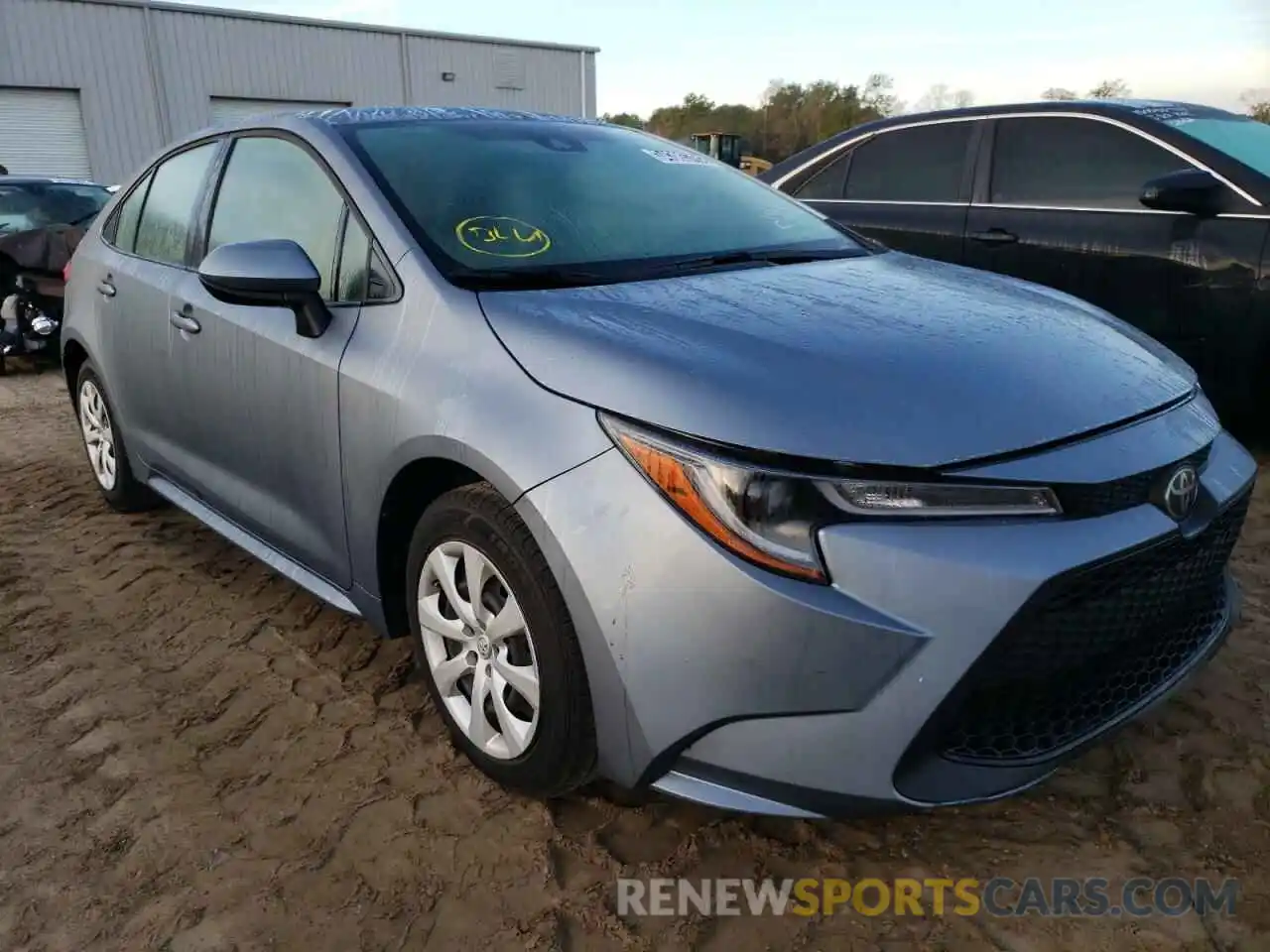 1 Photograph of a damaged car JTDEPRAE3LJ043035 TOYOTA COROLLA 2020