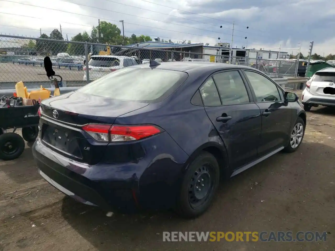 4 Photograph of a damaged car JTDEPRAE3LJ043181 TOYOTA COROLLA 2020