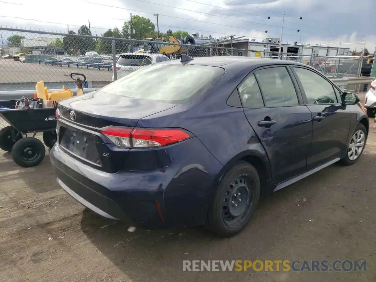 9 Photograph of a damaged car JTDEPRAE3LJ043181 TOYOTA COROLLA 2020