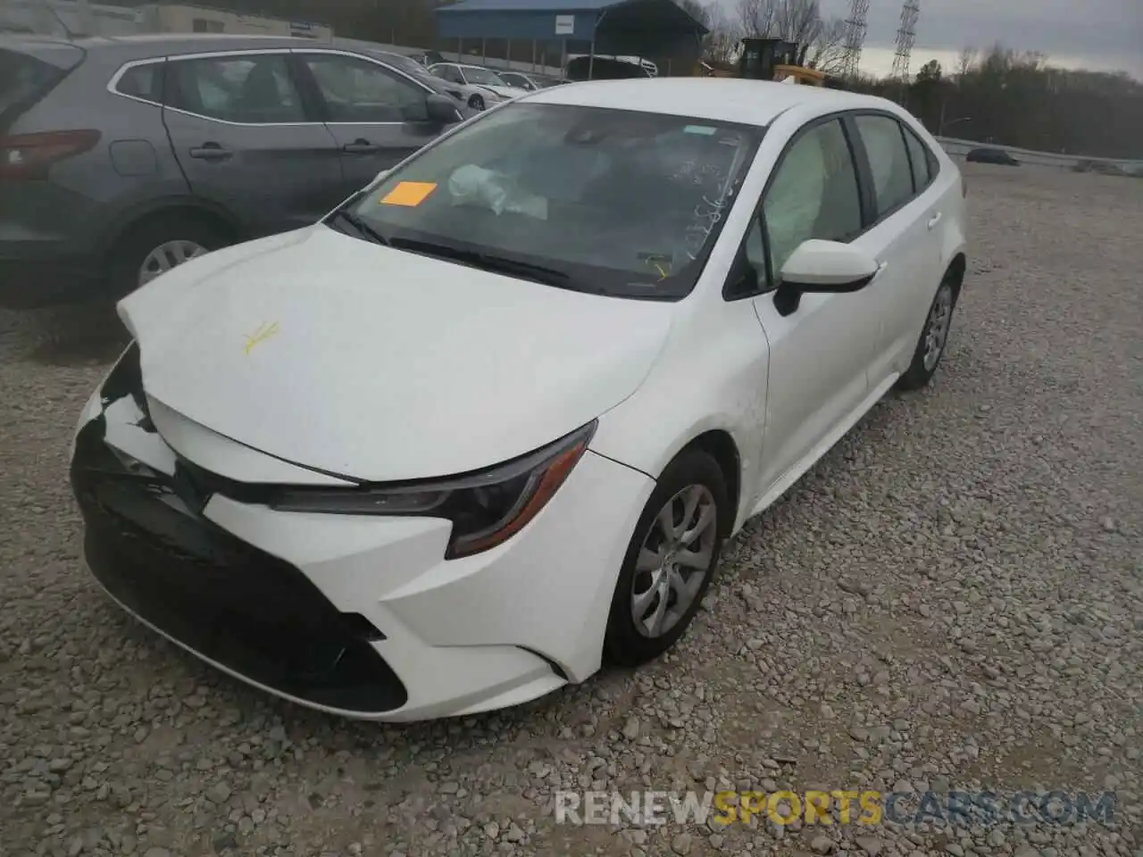 2 Photograph of a damaged car JTDEPRAE3LJ043200 TOYOTA COROLLA 2020