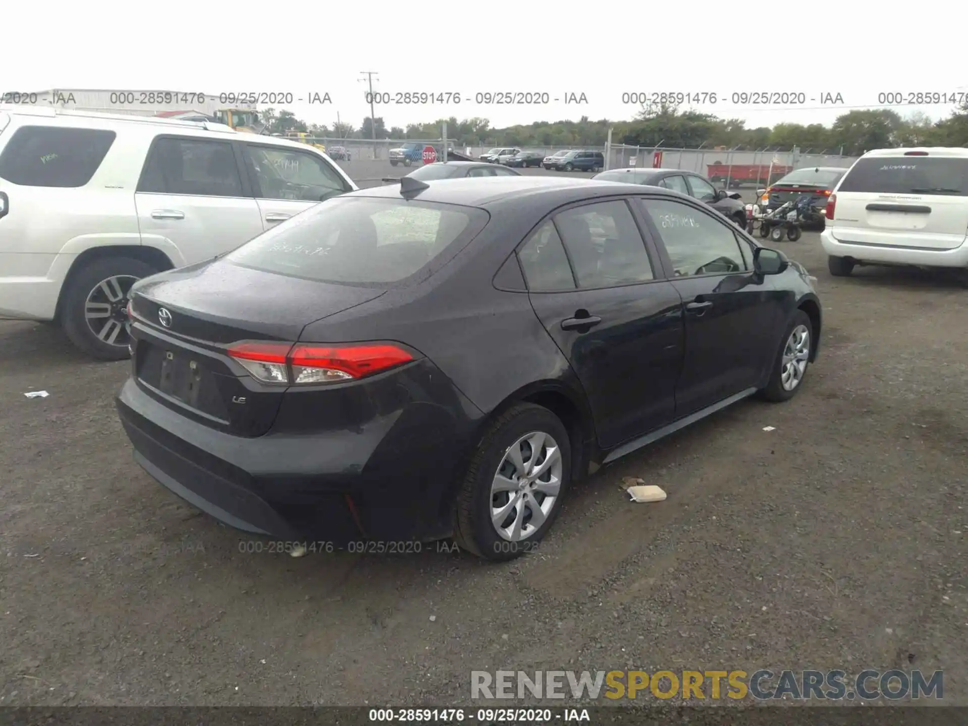 4 Photograph of a damaged car JTDEPRAE3LJ043374 TOYOTA COROLLA 2020