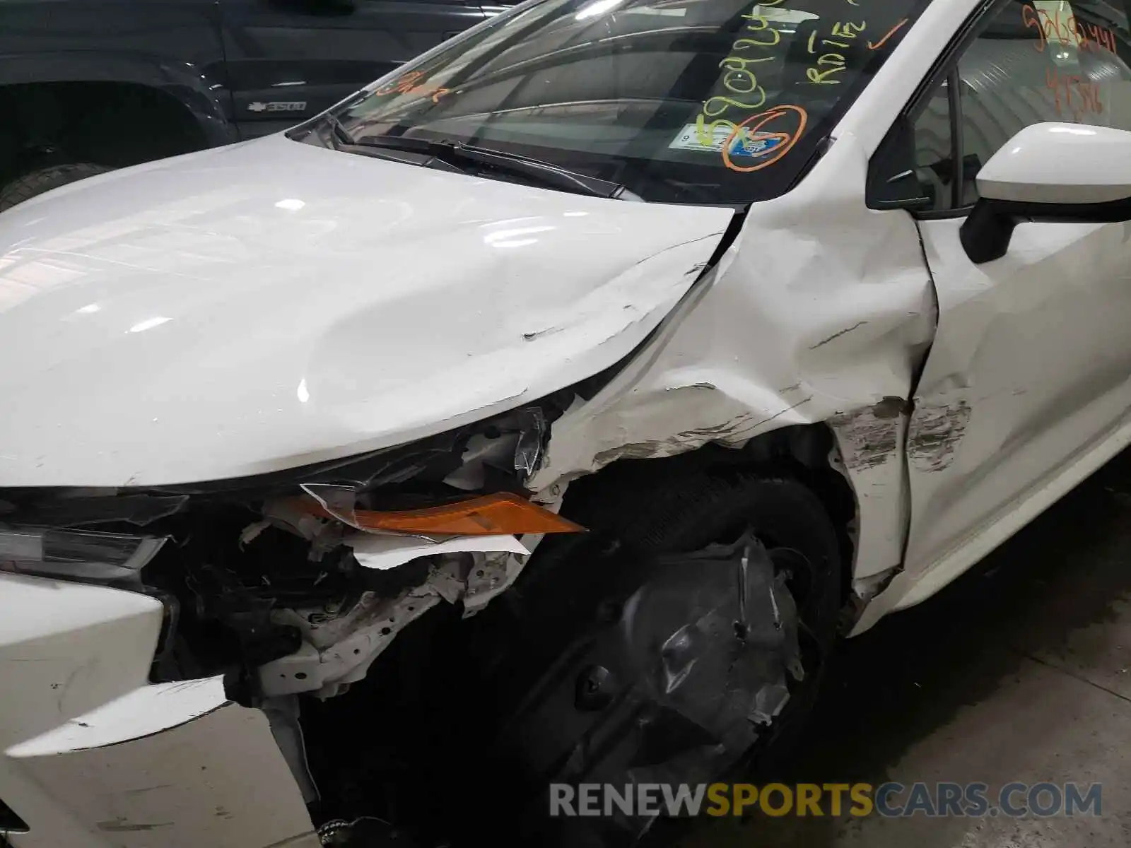 9 Photograph of a damaged car JTDEPRAE3LJ043522 TOYOTA COROLLA 2020