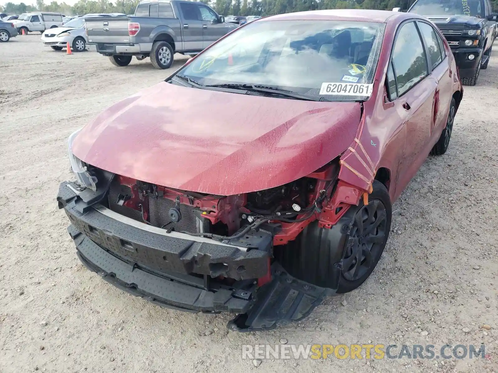 9 Photograph of a damaged car JTDEPRAE3LJ044251 TOYOTA COROLLA 2020