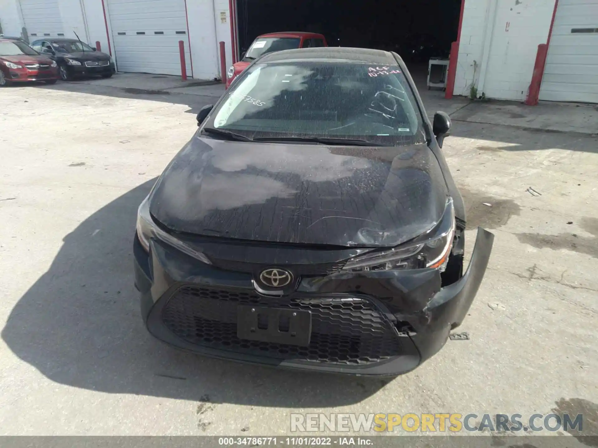 6 Photograph of a damaged car JTDEPRAE3LJ044279 TOYOTA COROLLA 2020