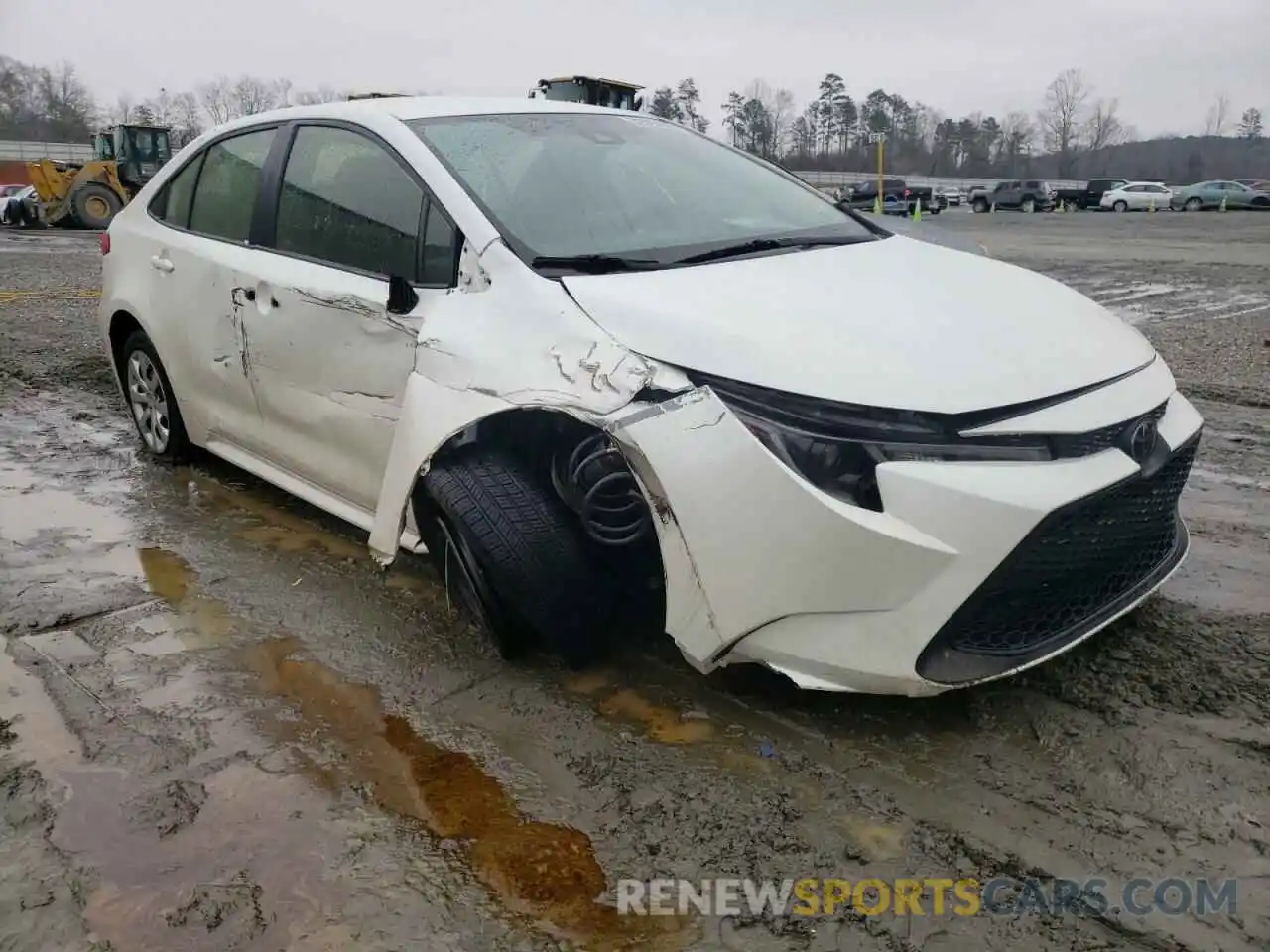 1 Photograph of a damaged car JTDEPRAE3LJ044301 TOYOTA COROLLA 2020