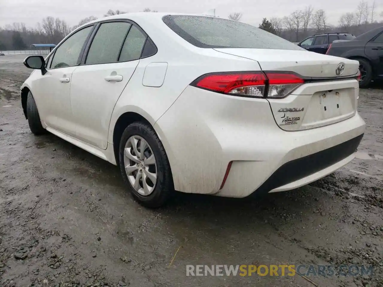 3 Photograph of a damaged car JTDEPRAE3LJ044301 TOYOTA COROLLA 2020