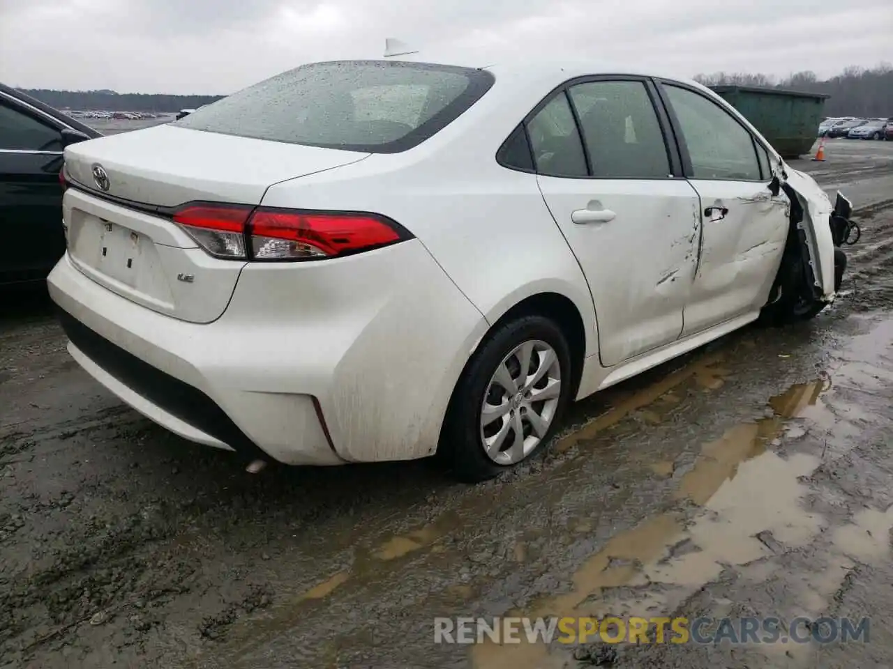 4 Photograph of a damaged car JTDEPRAE3LJ044301 TOYOTA COROLLA 2020