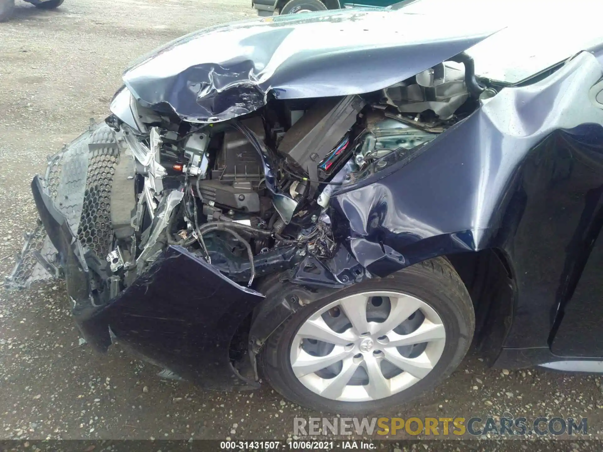 6 Photograph of a damaged car JTDEPRAE3LJ044542 TOYOTA COROLLA 2020