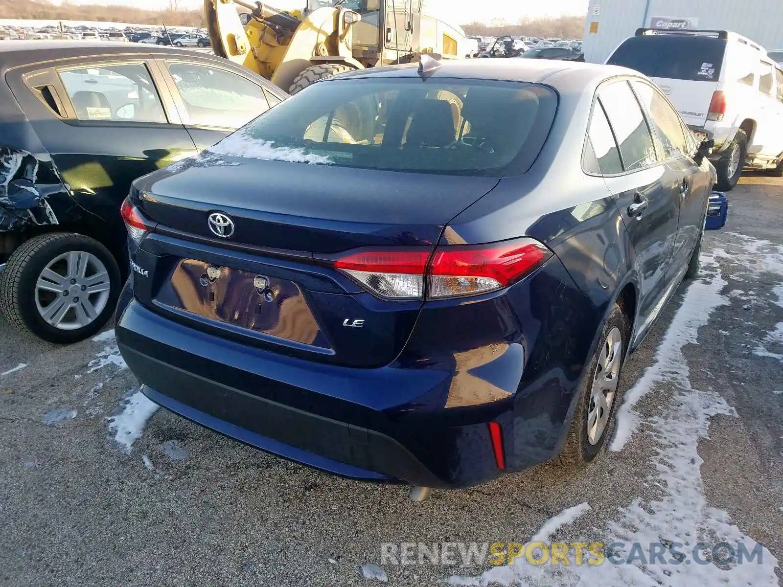 4 Photograph of a damaged car JTDEPRAE3LJ044556 TOYOTA COROLLA 2020