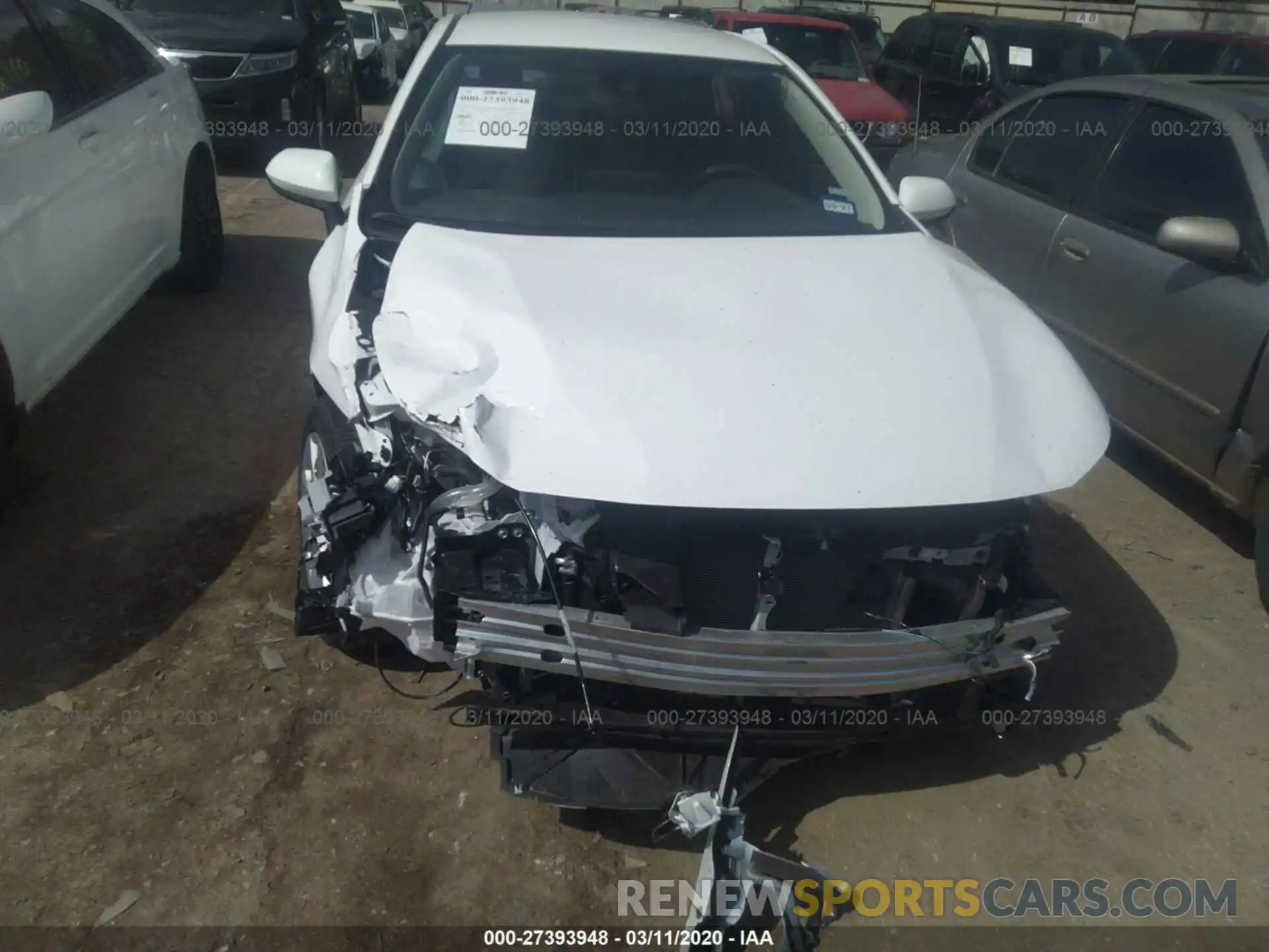 6 Photograph of a damaged car JTDEPRAE3LJ044606 TOYOTA COROLLA 2020