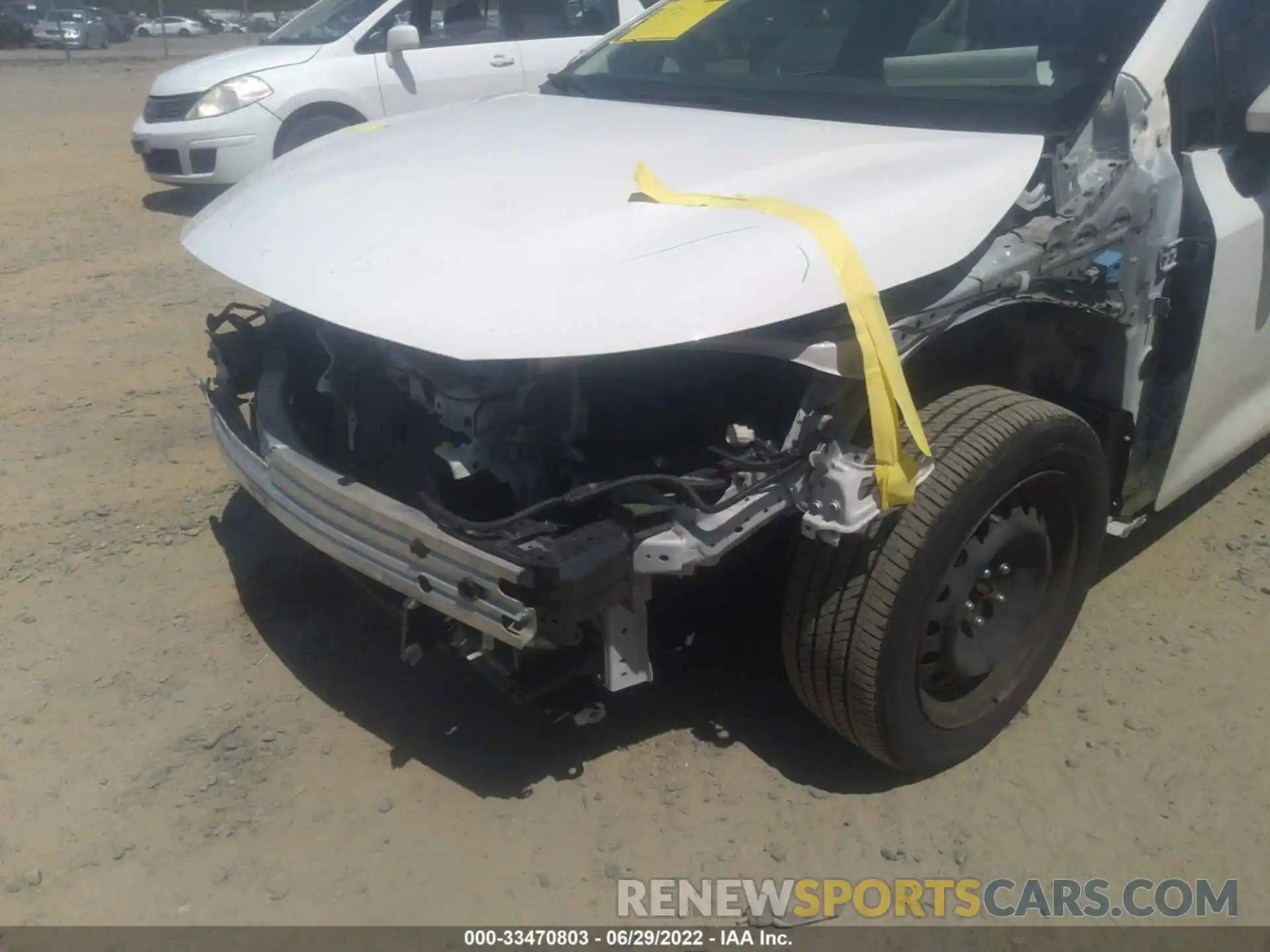 6 Photograph of a damaged car JTDEPRAE3LJ045237 TOYOTA COROLLA 2020