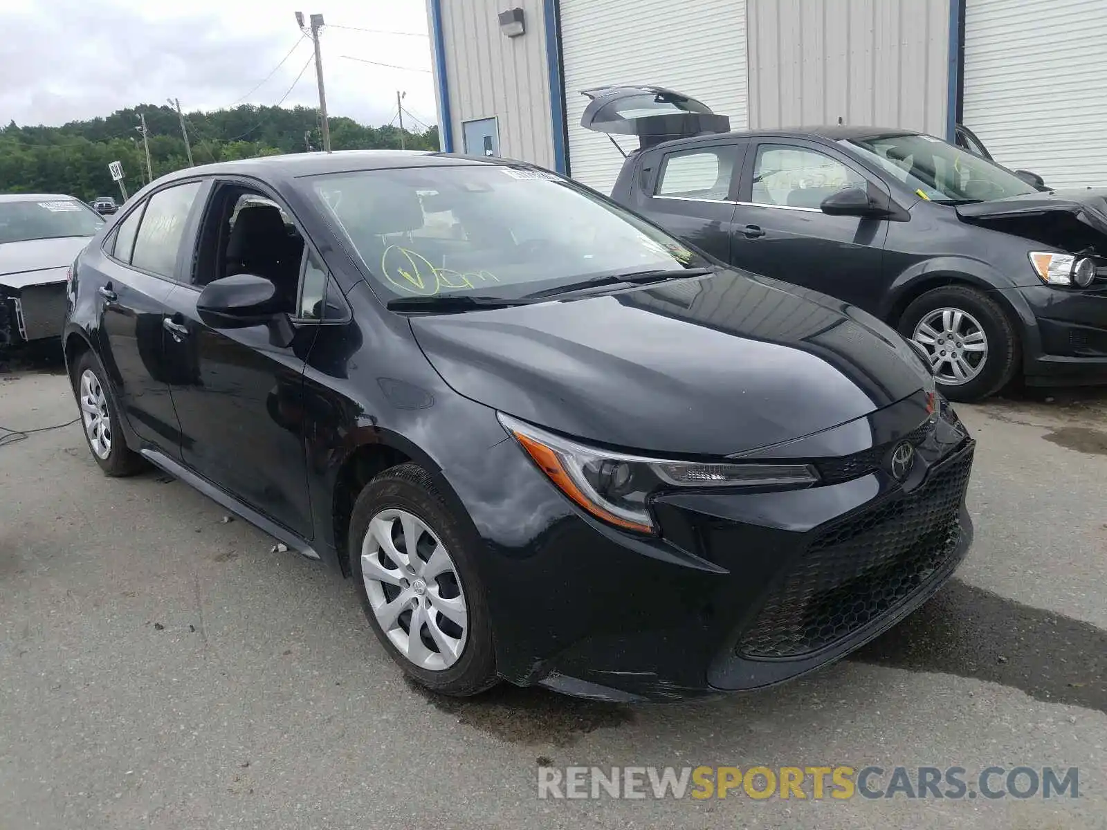 1 Photograph of a damaged car JTDEPRAE3LJ045299 TOYOTA COROLLA 2020