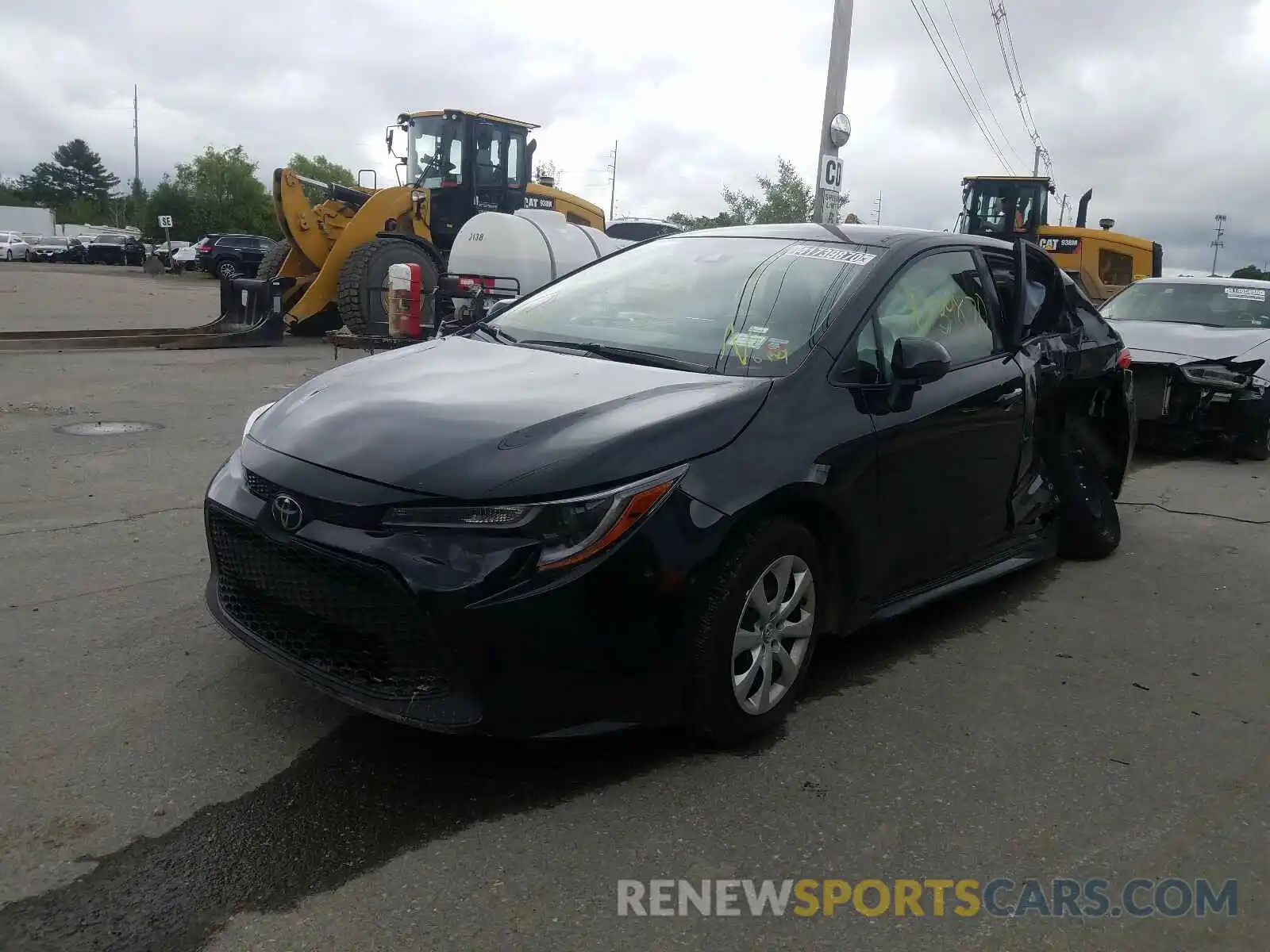 2 Photograph of a damaged car JTDEPRAE3LJ045299 TOYOTA COROLLA 2020