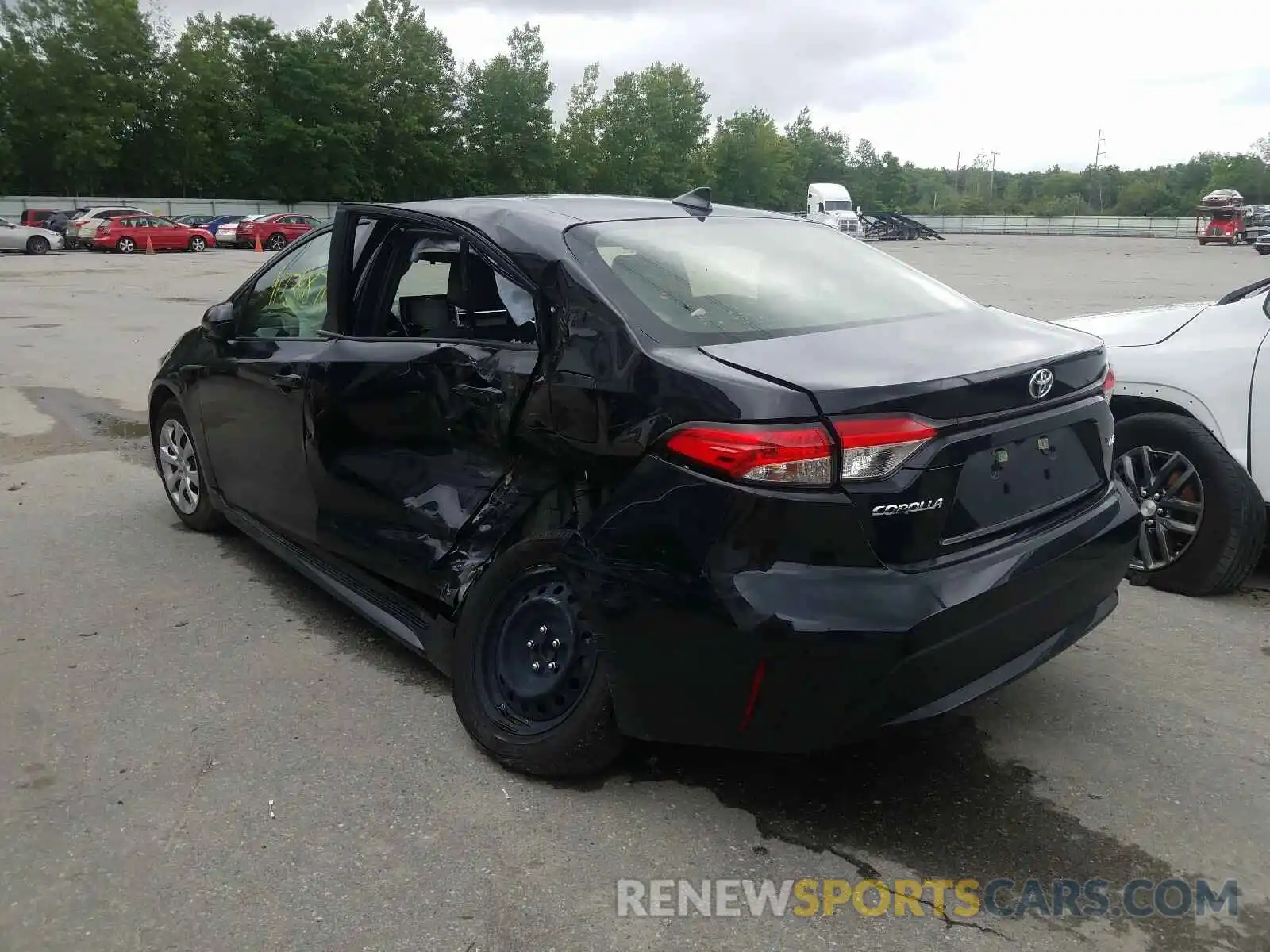 3 Photograph of a damaged car JTDEPRAE3LJ045299 TOYOTA COROLLA 2020