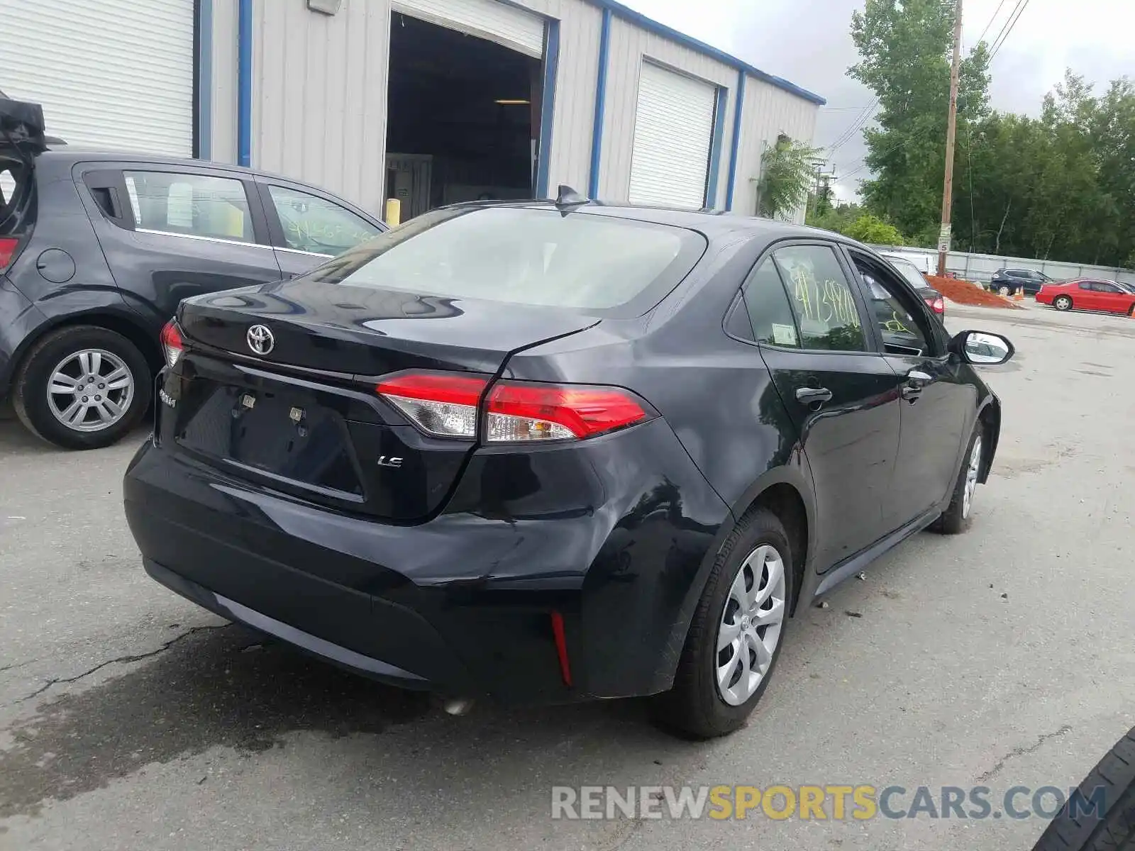 4 Photograph of a damaged car JTDEPRAE3LJ045299 TOYOTA COROLLA 2020