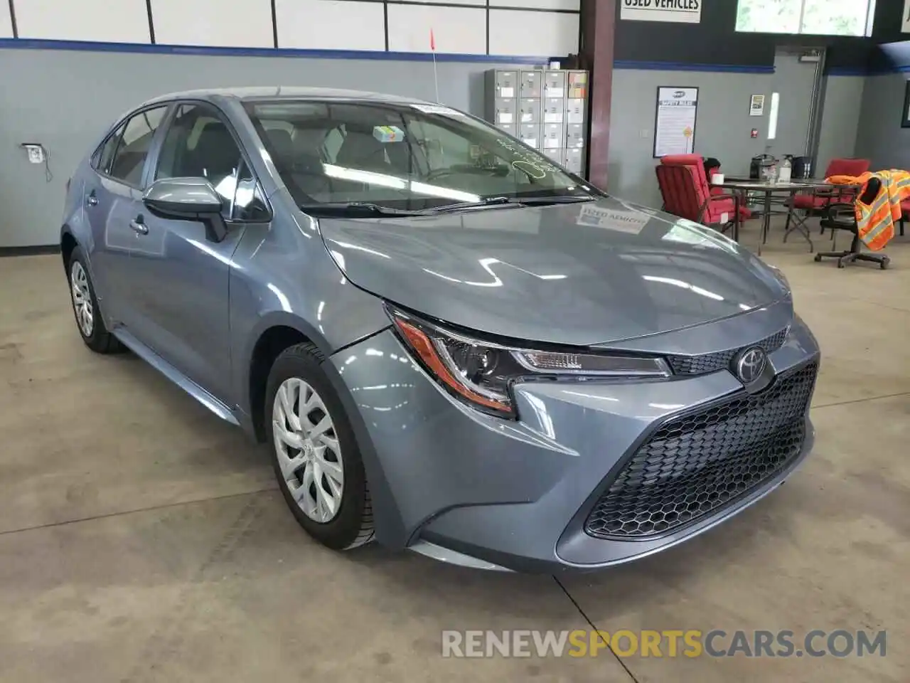 1 Photograph of a damaged car JTDEPRAE3LJ045352 TOYOTA COROLLA 2020