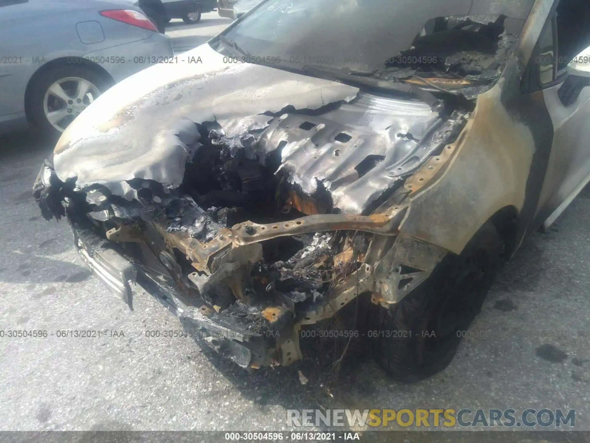 6 Photograph of a damaged car JTDEPRAE3LJ045366 TOYOTA COROLLA 2020