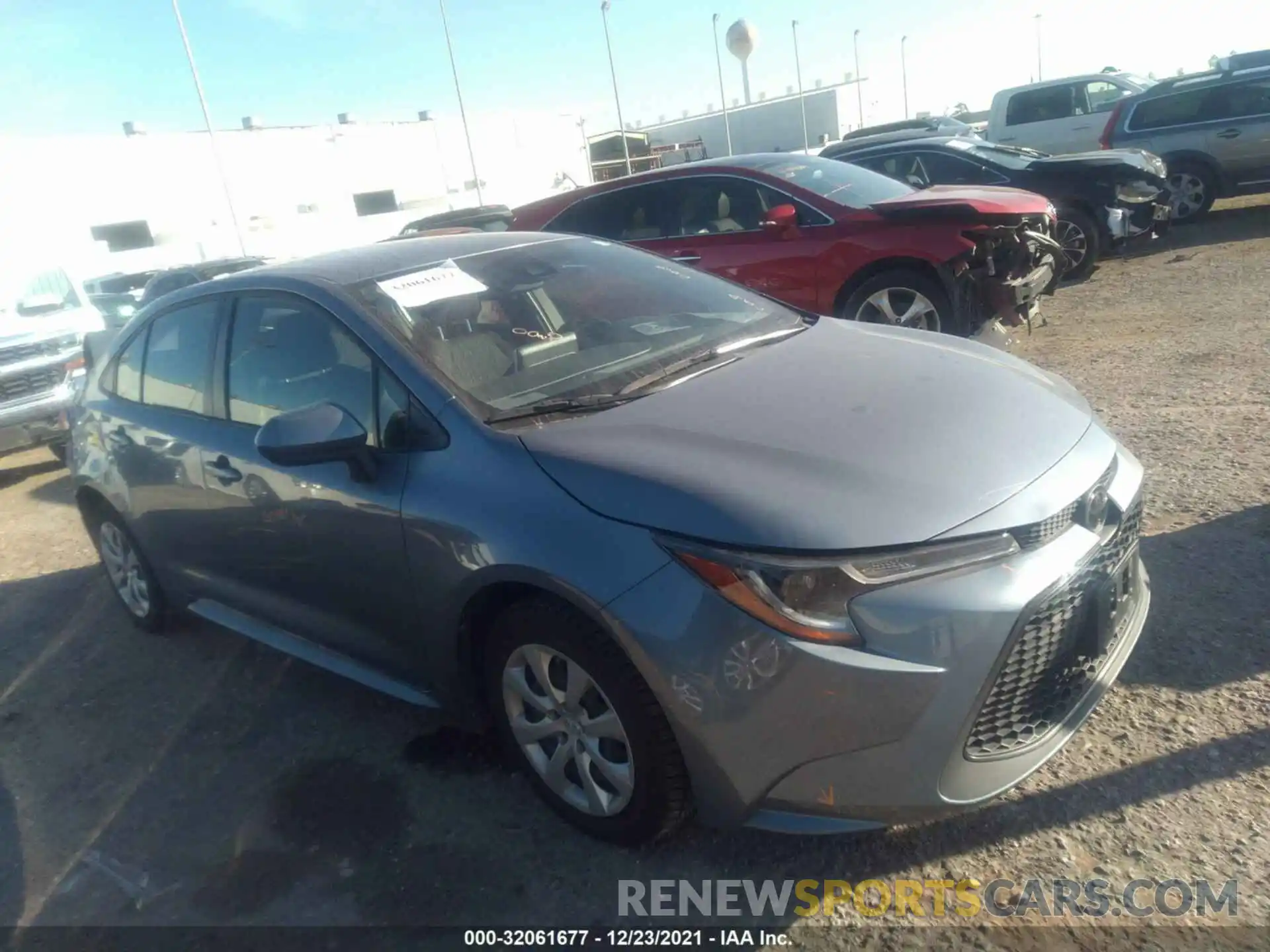 1 Photograph of a damaged car JTDEPRAE3LJ045402 TOYOTA COROLLA 2020