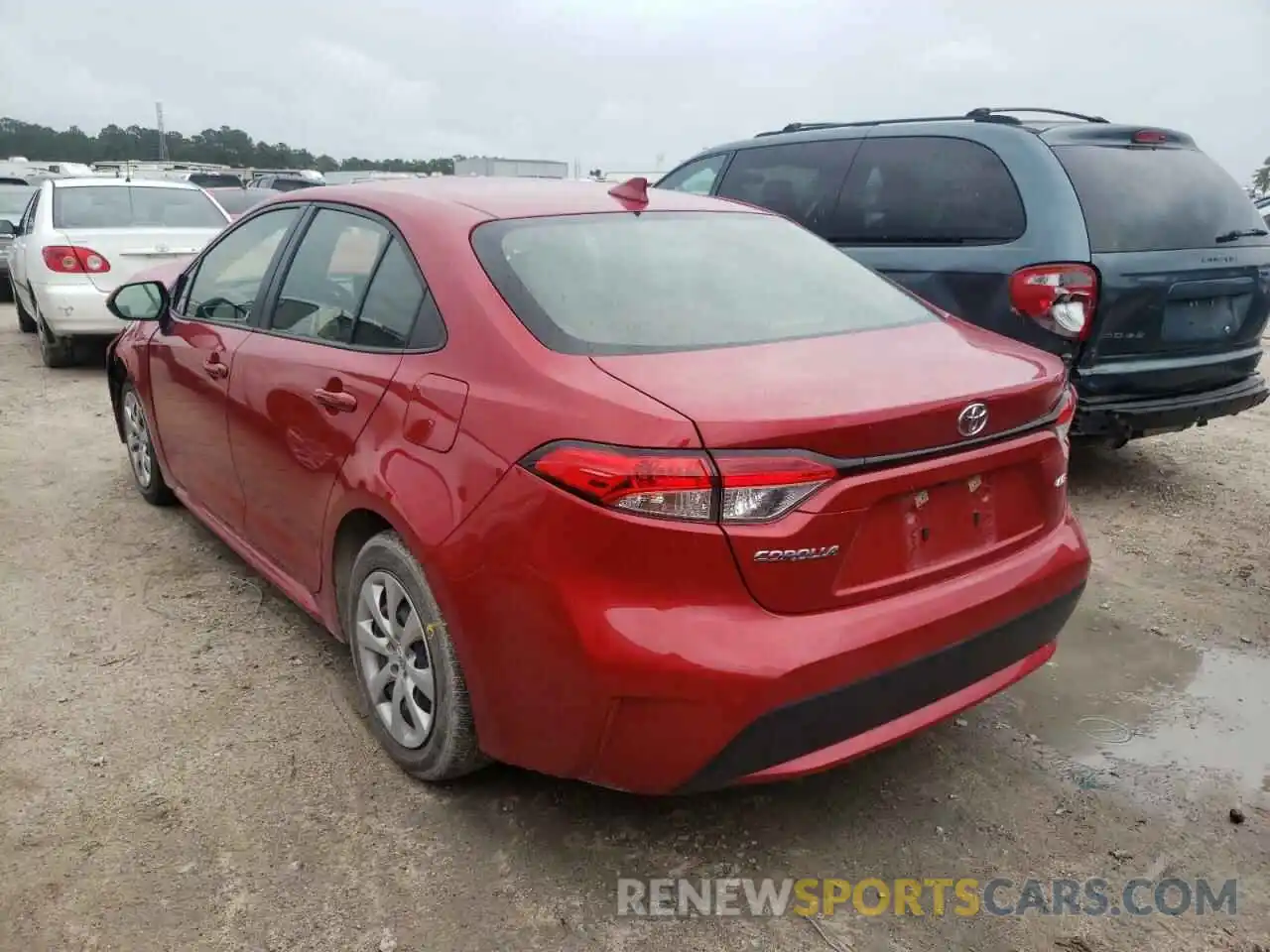 3 Photograph of a damaged car JTDEPRAE3LJ045495 TOYOTA COROLLA 2020