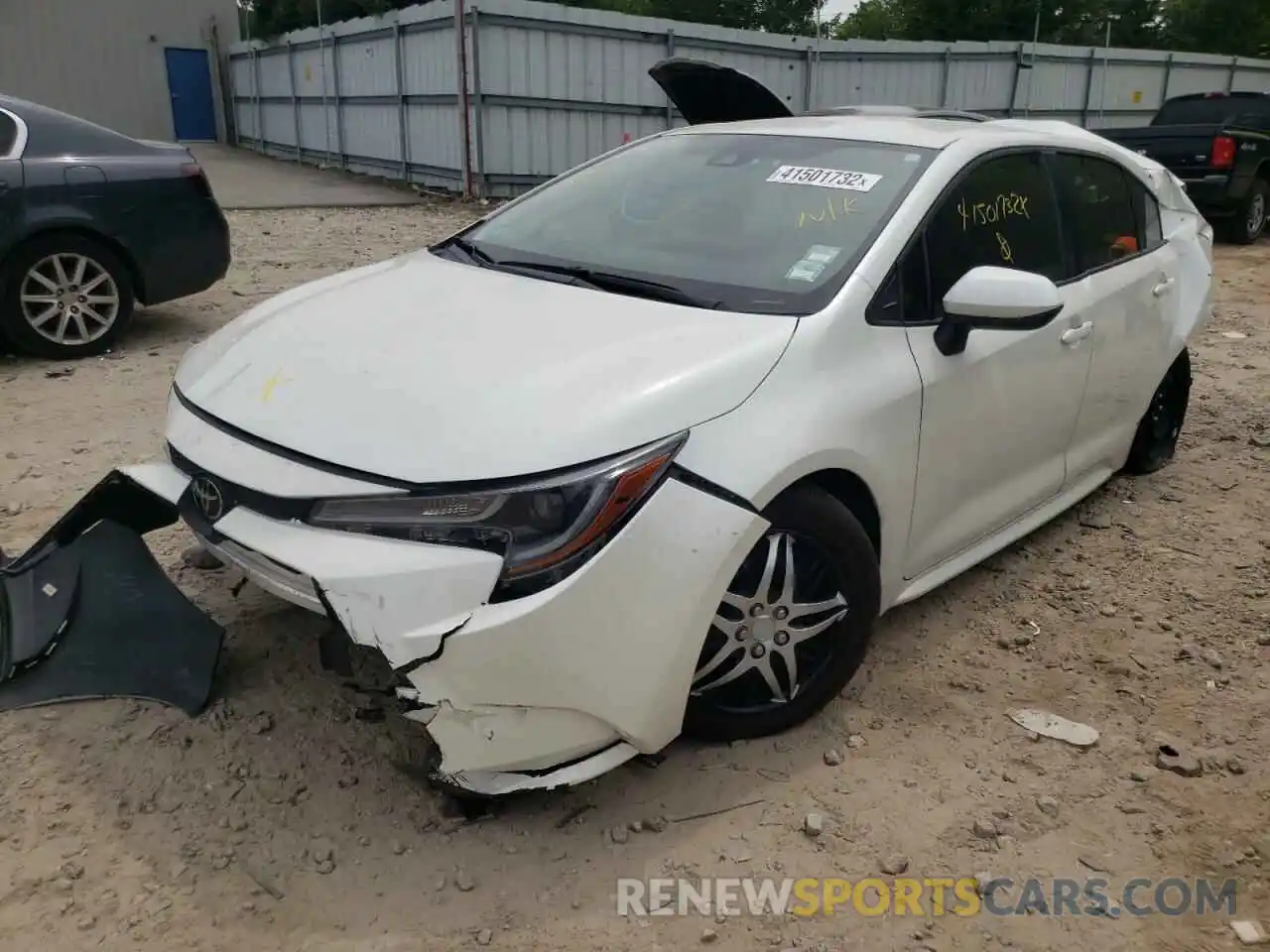 2 Photograph of a damaged car JTDEPRAE3LJ045688 TOYOTA COROLLA 2020