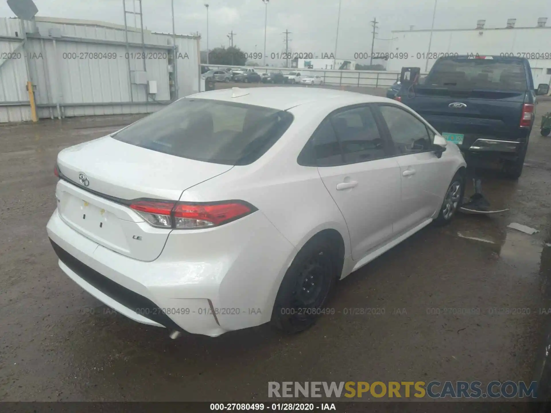 4 Photograph of a damaged car JTDEPRAE3LJ045948 TOYOTA COROLLA 2020