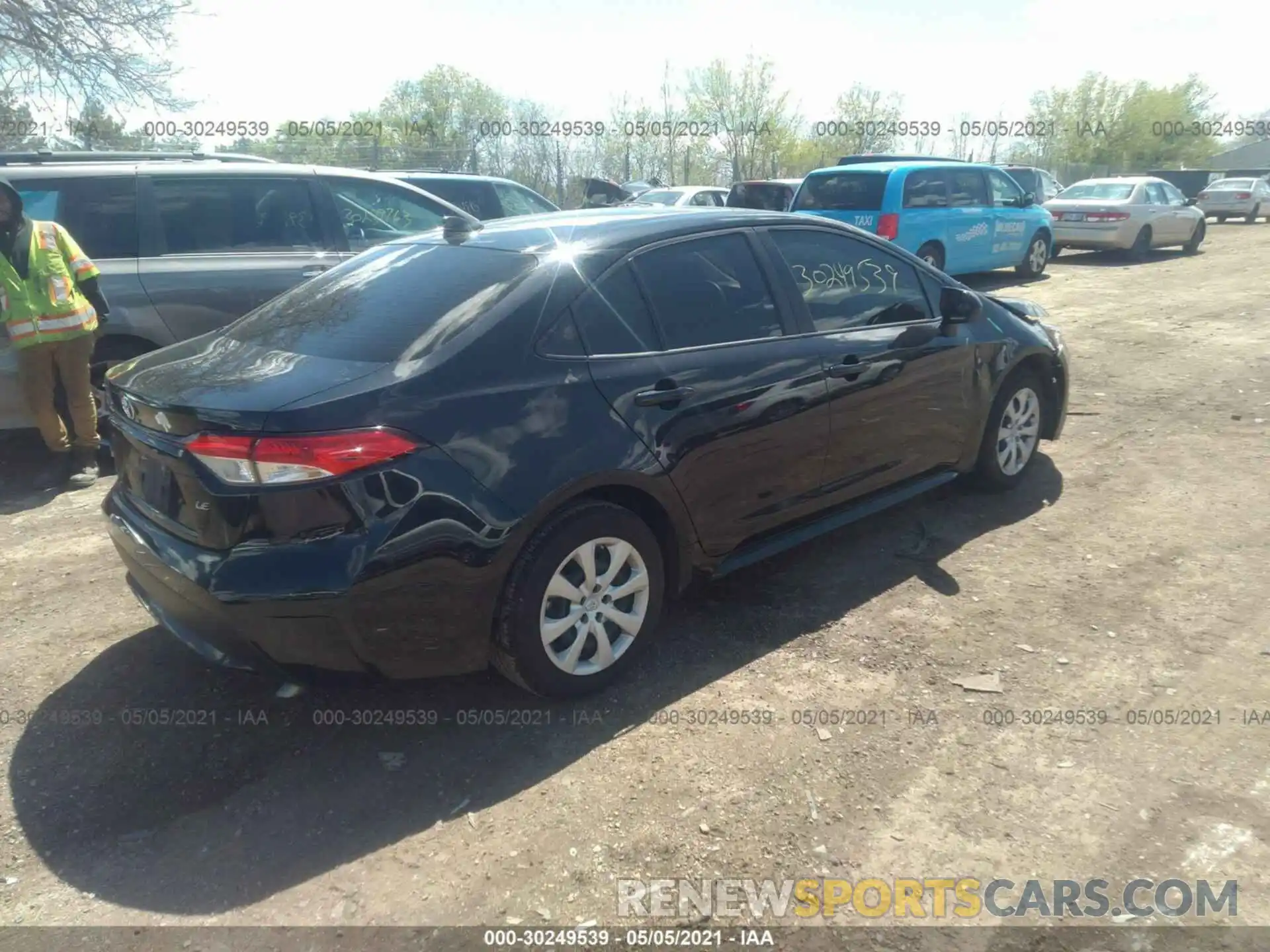 4 Photograph of a damaged car JTDEPRAE3LJ046159 TOYOTA COROLLA 2020